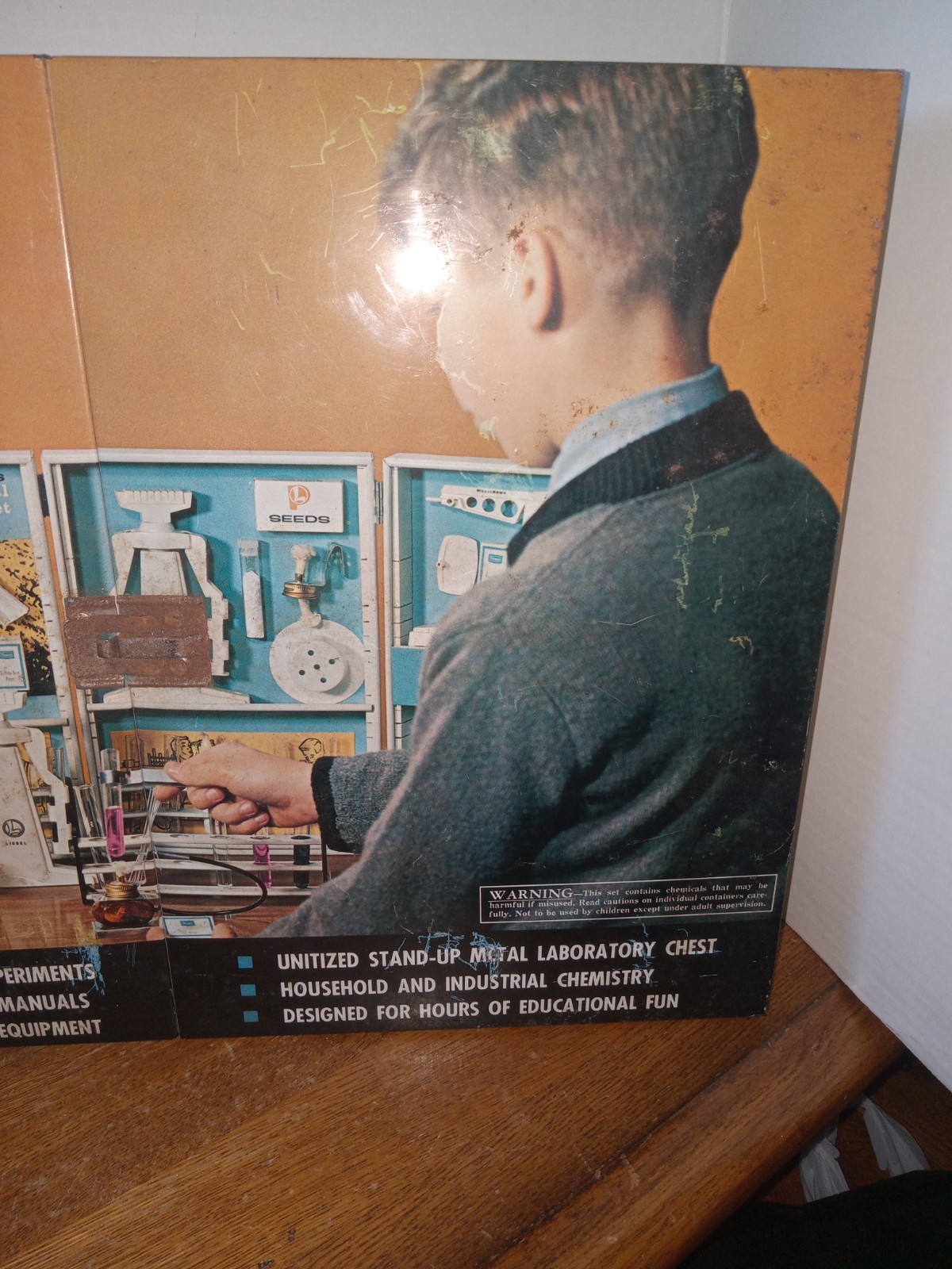 1960’S VINTAGE SEARS CHEMISTRY SET METAL BOX