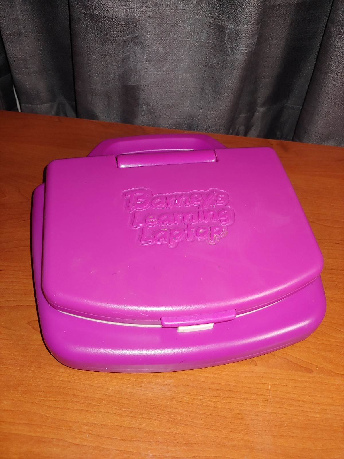 Vintage Barney’s Learning Laptop 1999 Interactive Tiger Toy Educational WORKS