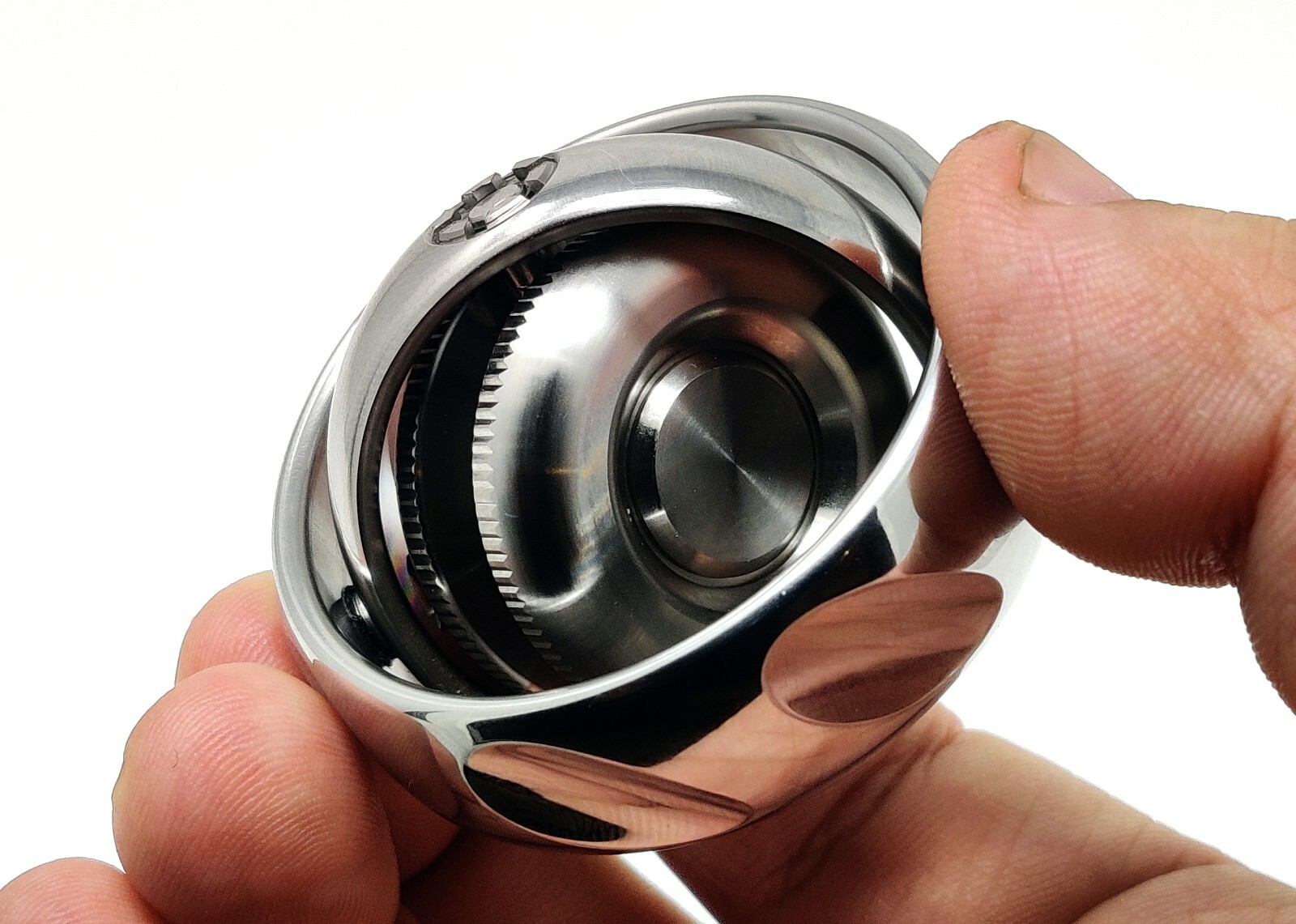Mechforce EDC Gyroscope GEN2 Stainless Steel Hand Fidget Stress Relief Focus Toy