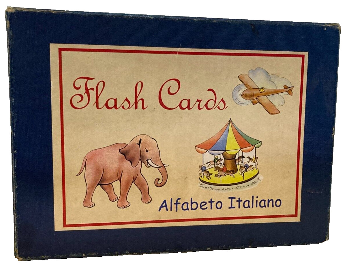 Alfabeto Italiano Flash Cards – 2002 – Cavallini & Co