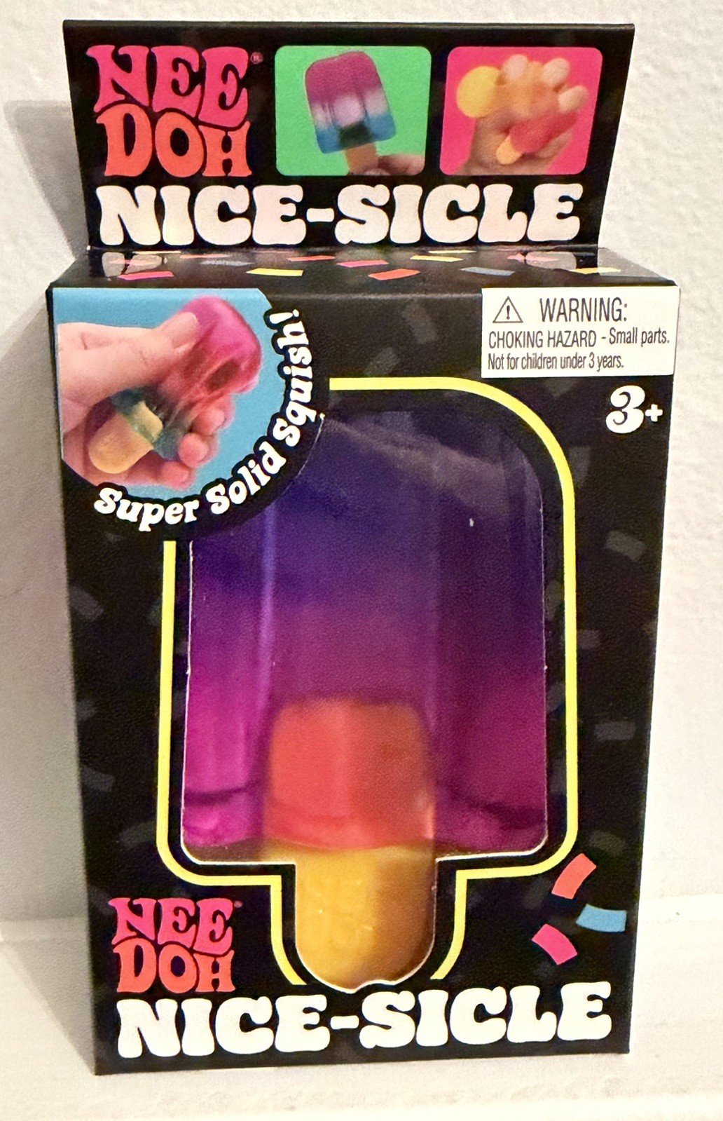 AUTHENTIC NeeDoh Nice-Sicle Purple Popsicle Viral Squishy 🔥 ULTRA RARE
