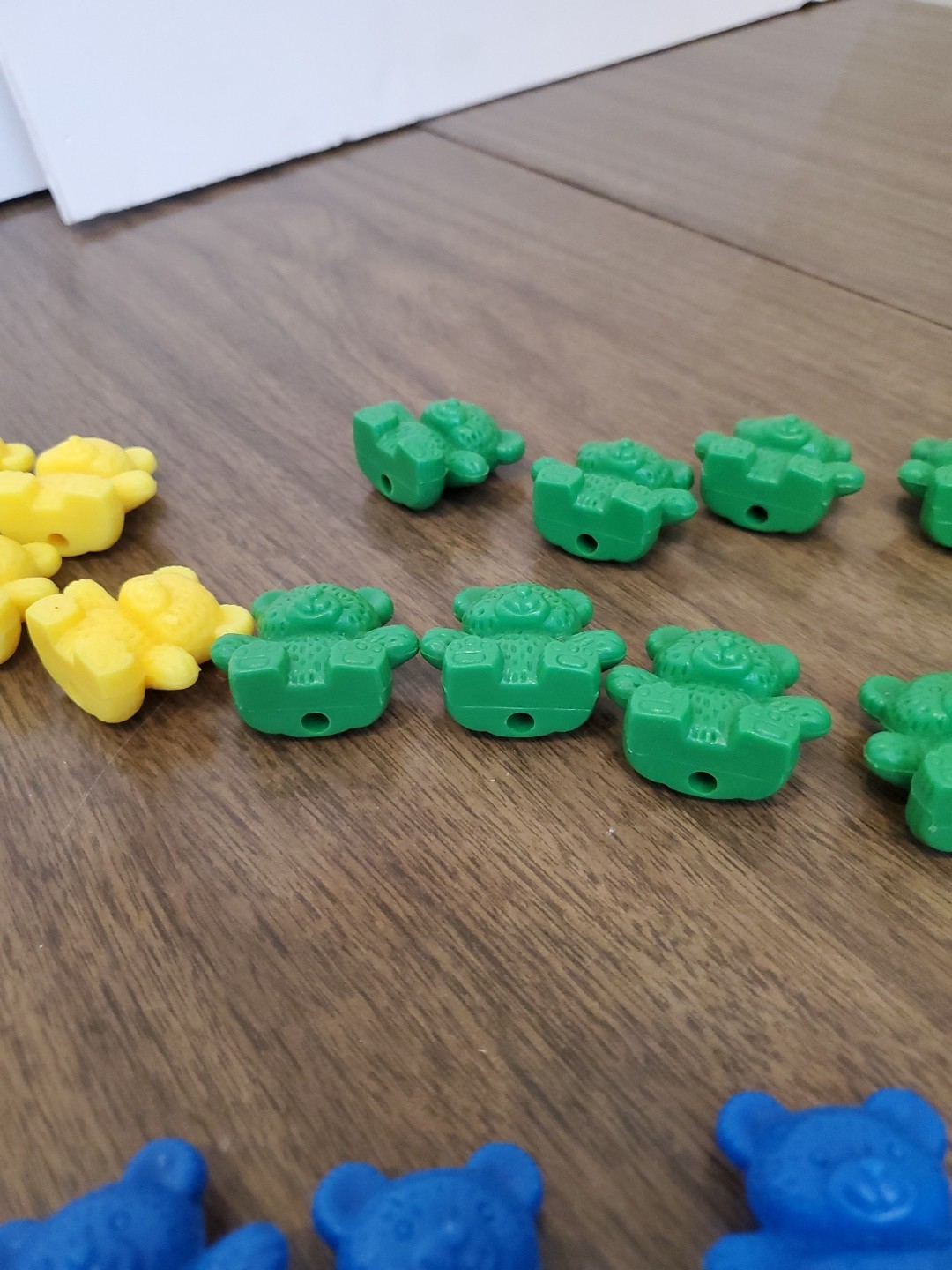 42 Piece Counting Bear Set, 4 Colors-Red, yellow, Blue And Green, One Size