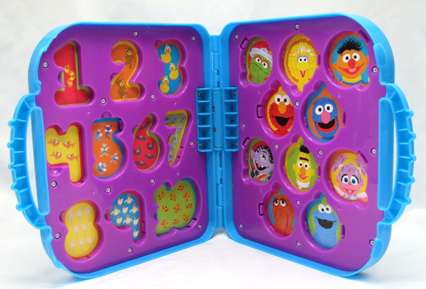 Sesame Street Cookie Monster On The Go Numbers With Take Along Case
