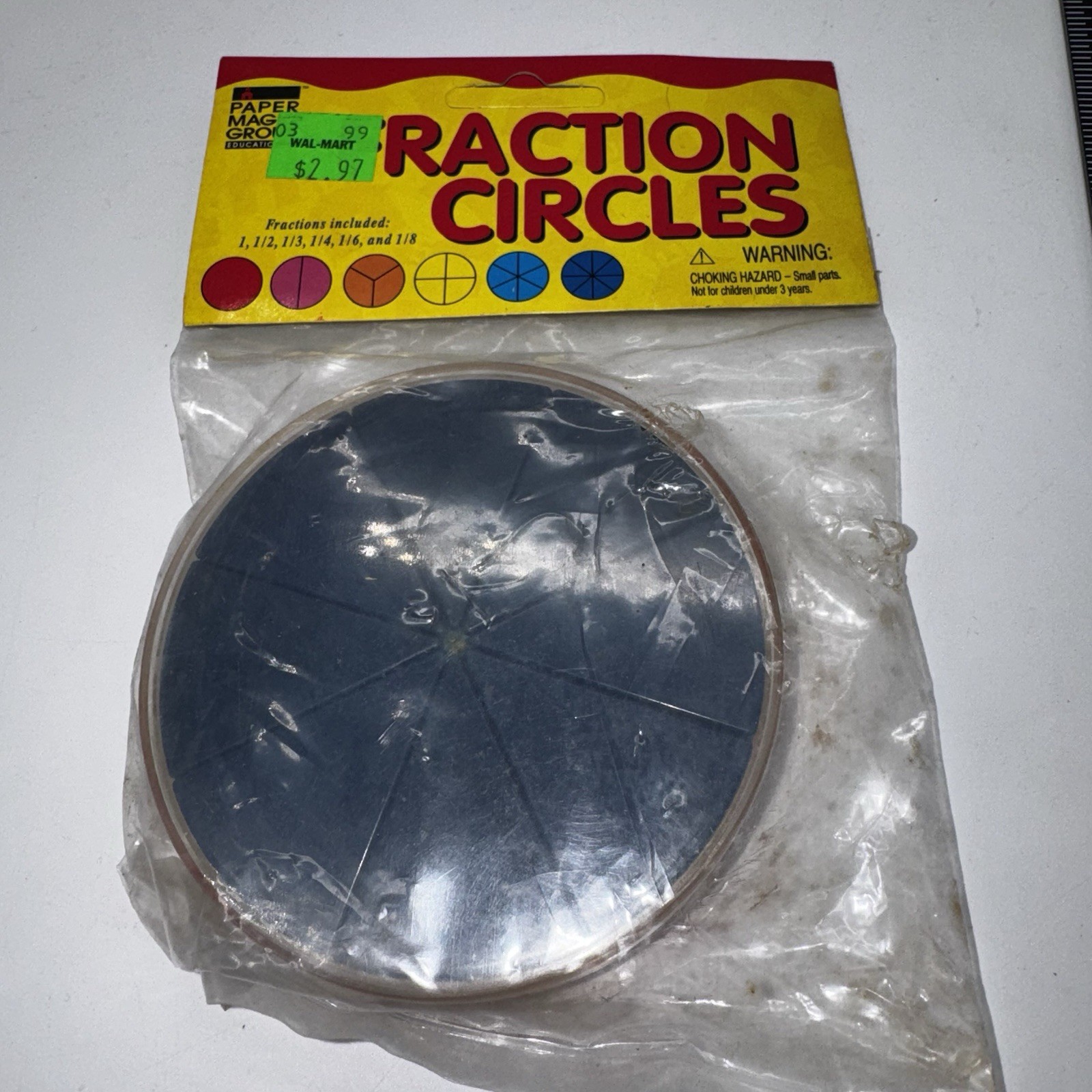 New Old Stock Vintage Basic Fraction Circles Paper Magic Group