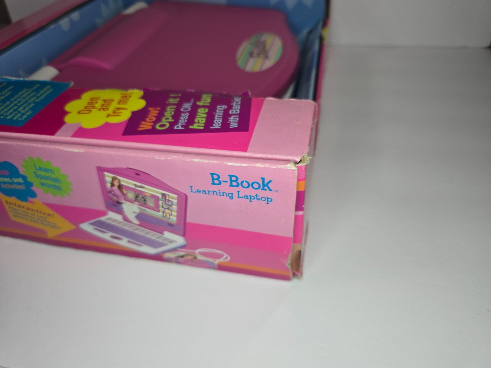 Barbie B-Book Learning Laptop Mattel 60 Games & Activities Y2K Toy 2003 – NIB