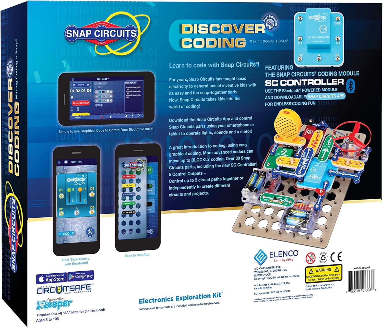 Elenco Discover Coding Toy for Kids Ages 8 and Up