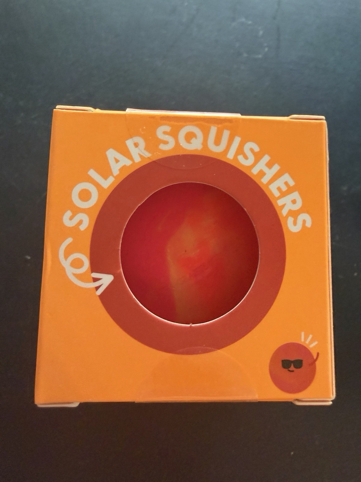 New J’adore Solar Squishy Ball Orange Yellow Squishers Squeeze Fidget Toy 3+