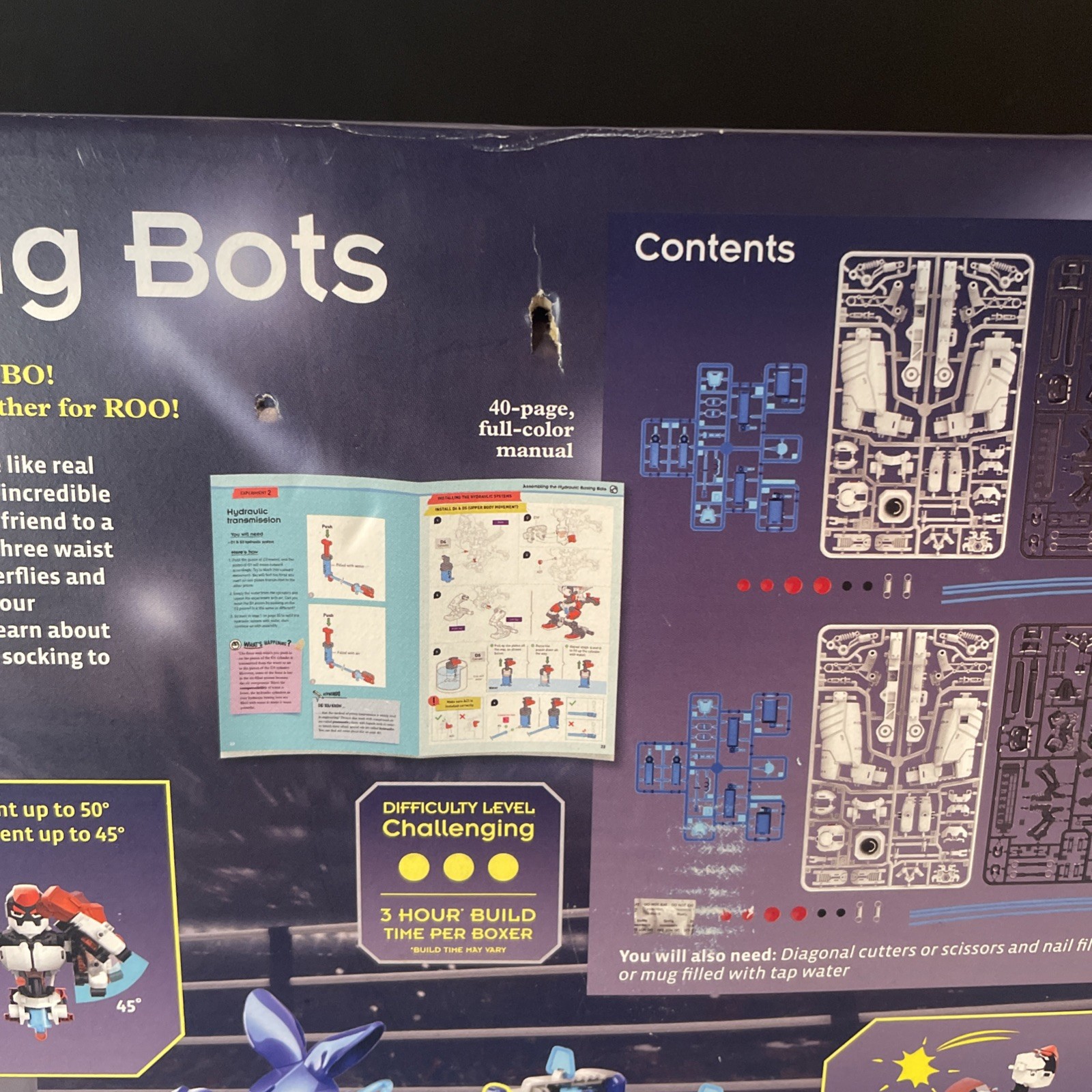 NIB Thames & Kosmos Hydraulic Boxing Bots Stem Experiment Kit