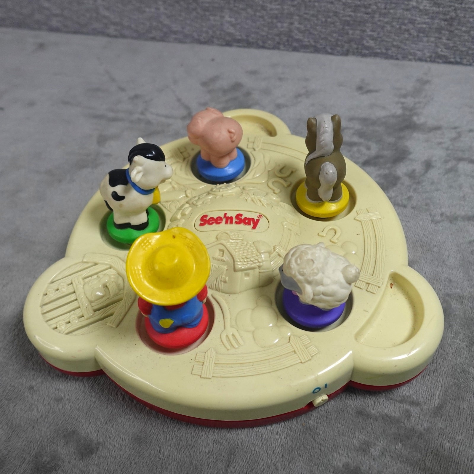 Vintage 1995 Mattel See ‘n Say Old MacDonald’s Farm Animal Sounds Learning Toy