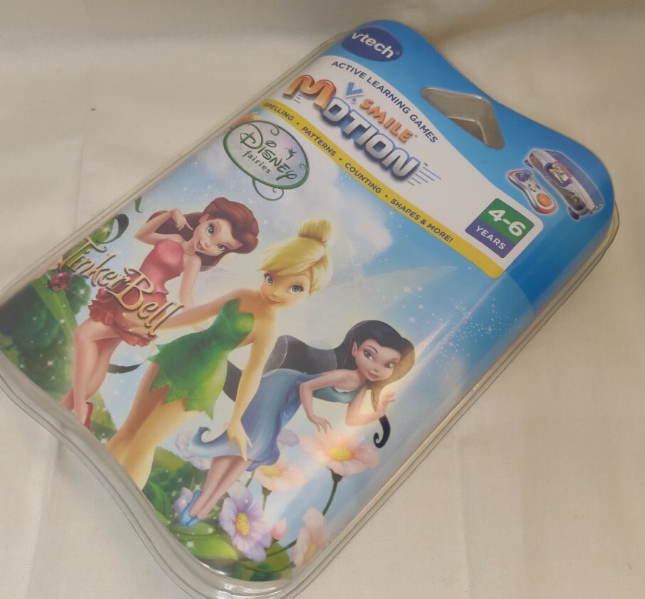 Vtech VSmile Motion Active Learning System Disney Fairies Tinker Bell New in Box