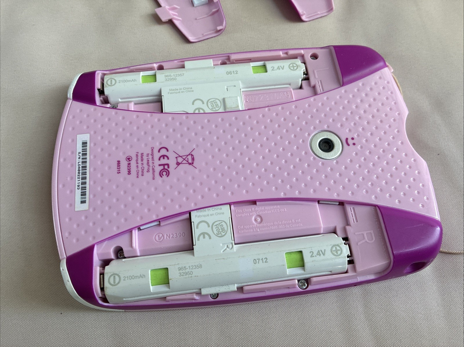 LeapFrog LeapPad2 Explorer Disney Princess Tablet w/ Princess Case (No charger)