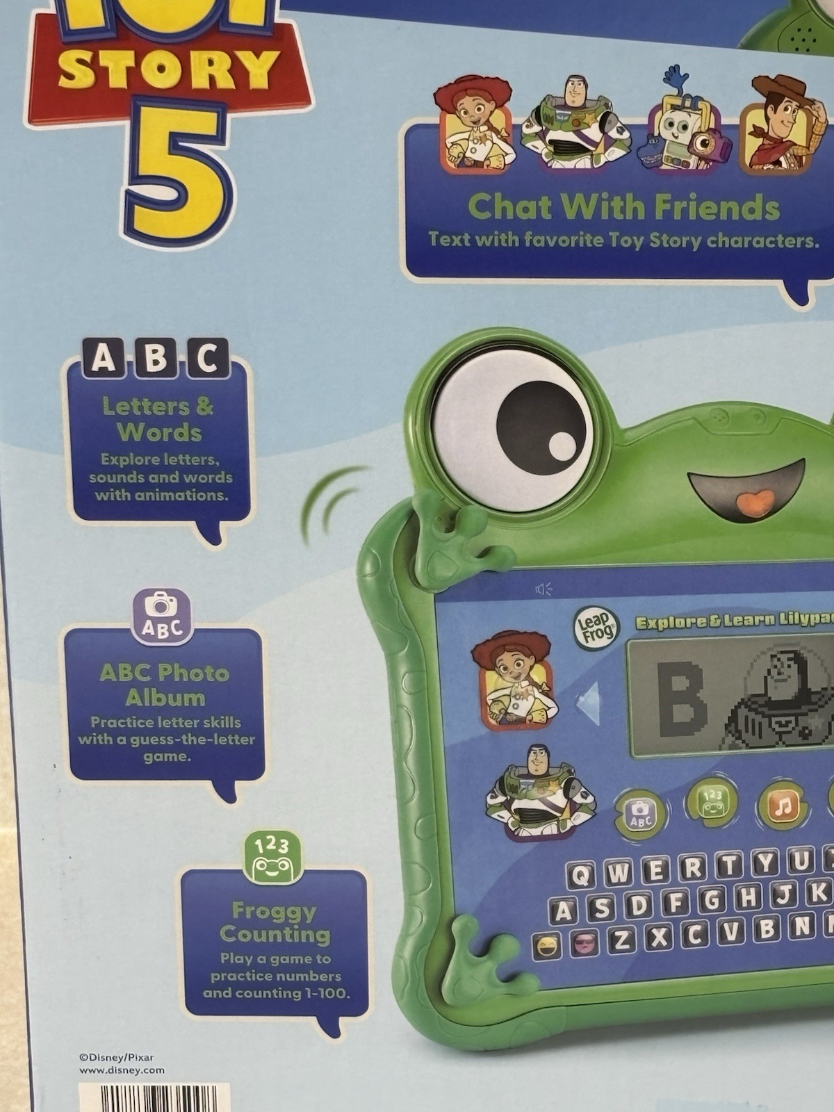 Disney Pixar Toy Story 5 – LeapFrog Explore and Learn Lilypad Toy – Brand New
