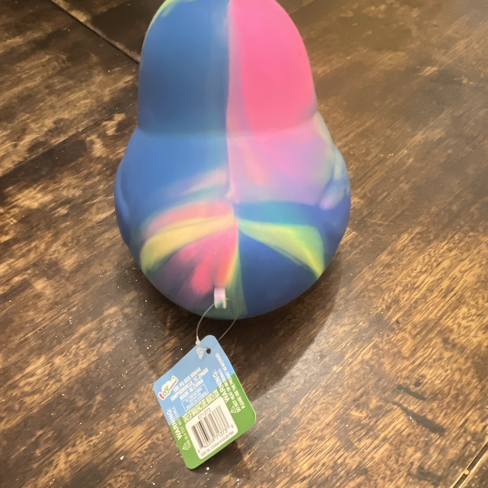Toymendous tie dyed Squishy Squeeze Duck Toy (viral)MPN 571373 Ages 3+