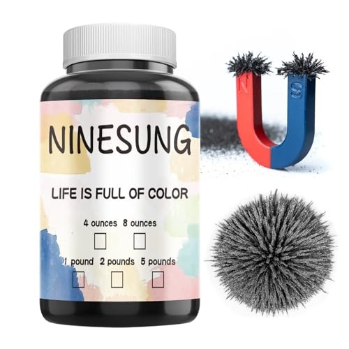 Iron Filings 8oz Powder for Magnet Science Education Experiments Magnetic Fields