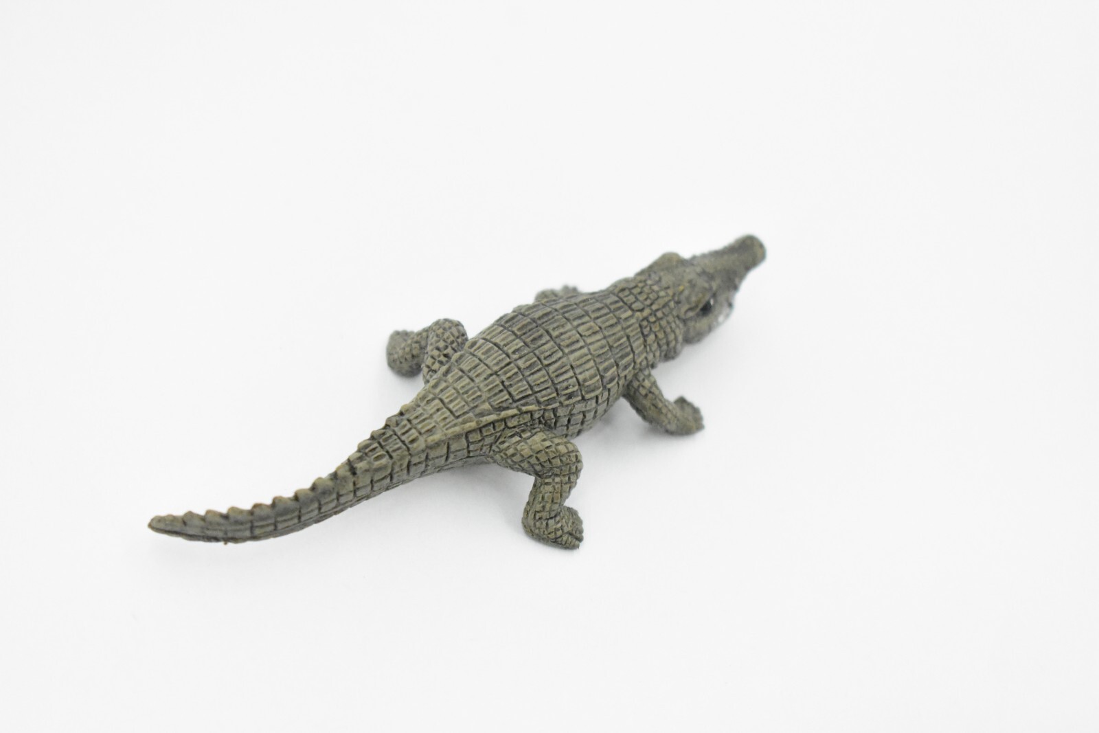 Alligator, Gator, Reptile, Realistic Soft Rubber Model, Toy, Figure 3.5″ F1087
