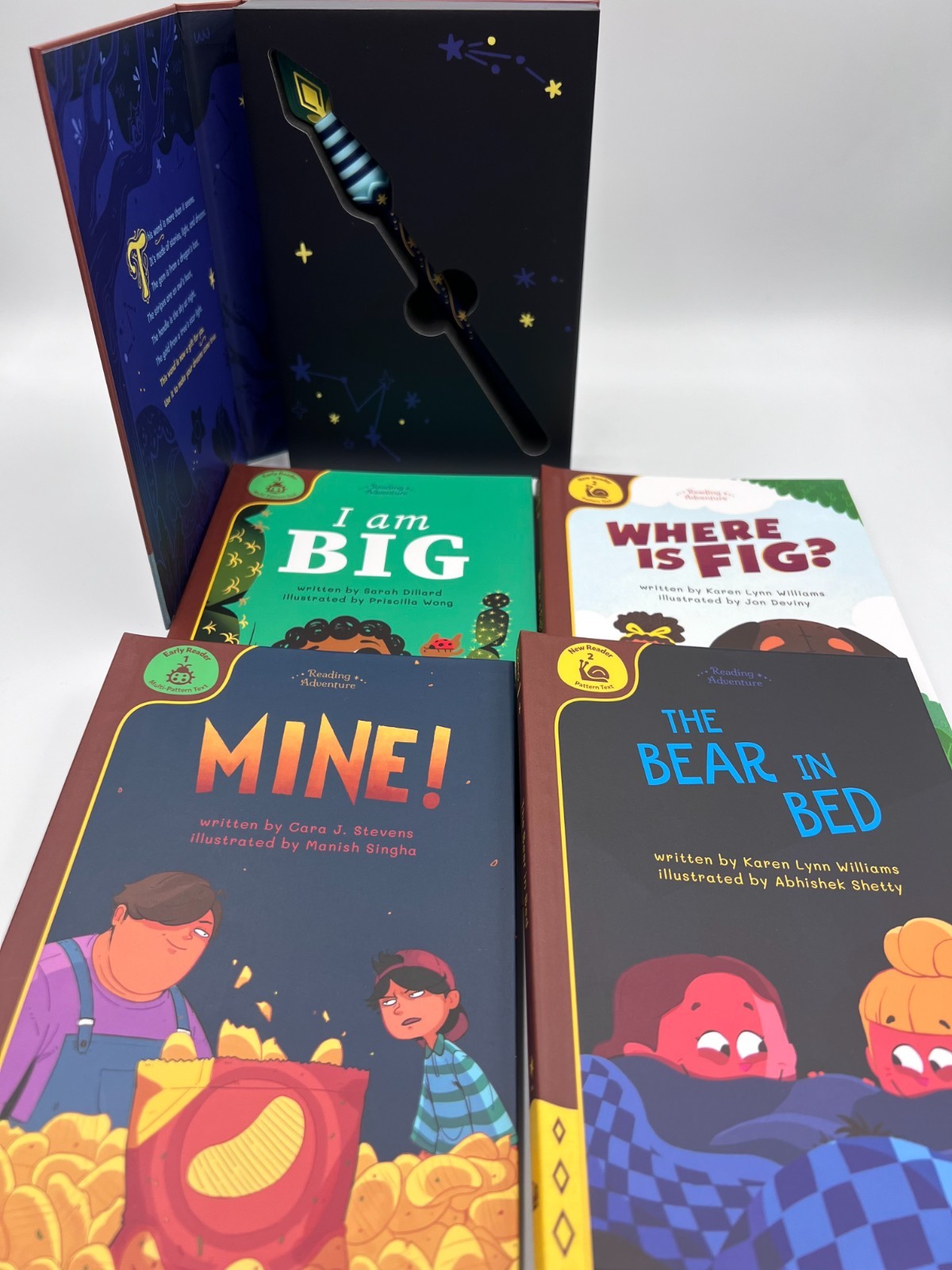Osmo Reading Adventure Set Early Reader Books + Crystal Wand NEW