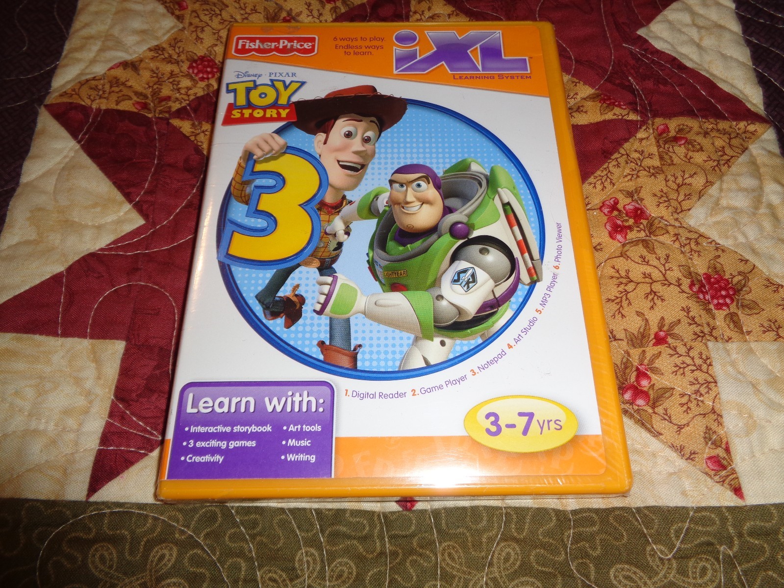 FISHER PRICE IXL LEARNING GAME NEW Disney PIXAR Toy Story 3