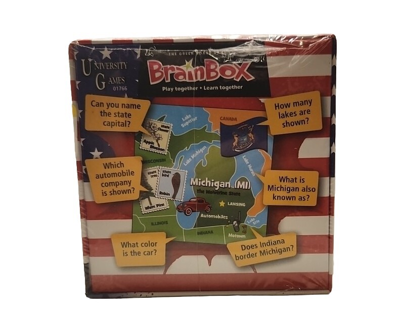 BRAIN BOX The USA 10 Minute Brain Challenge 2012 New Sealed University Games