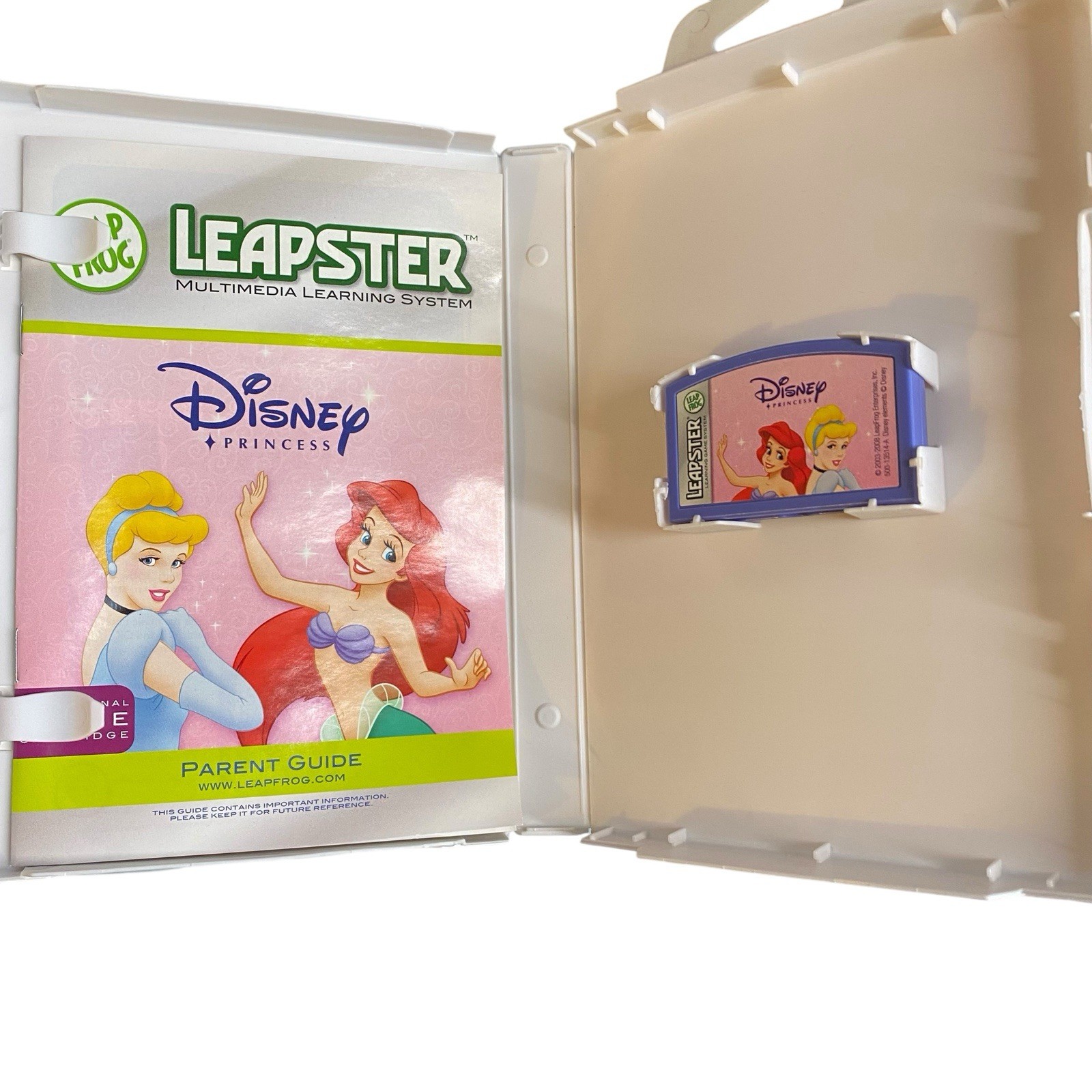 Lot Of 5 LeapFrog Leapster/Leapster 2 Learning Game Cartridges w/Cases & Manuals