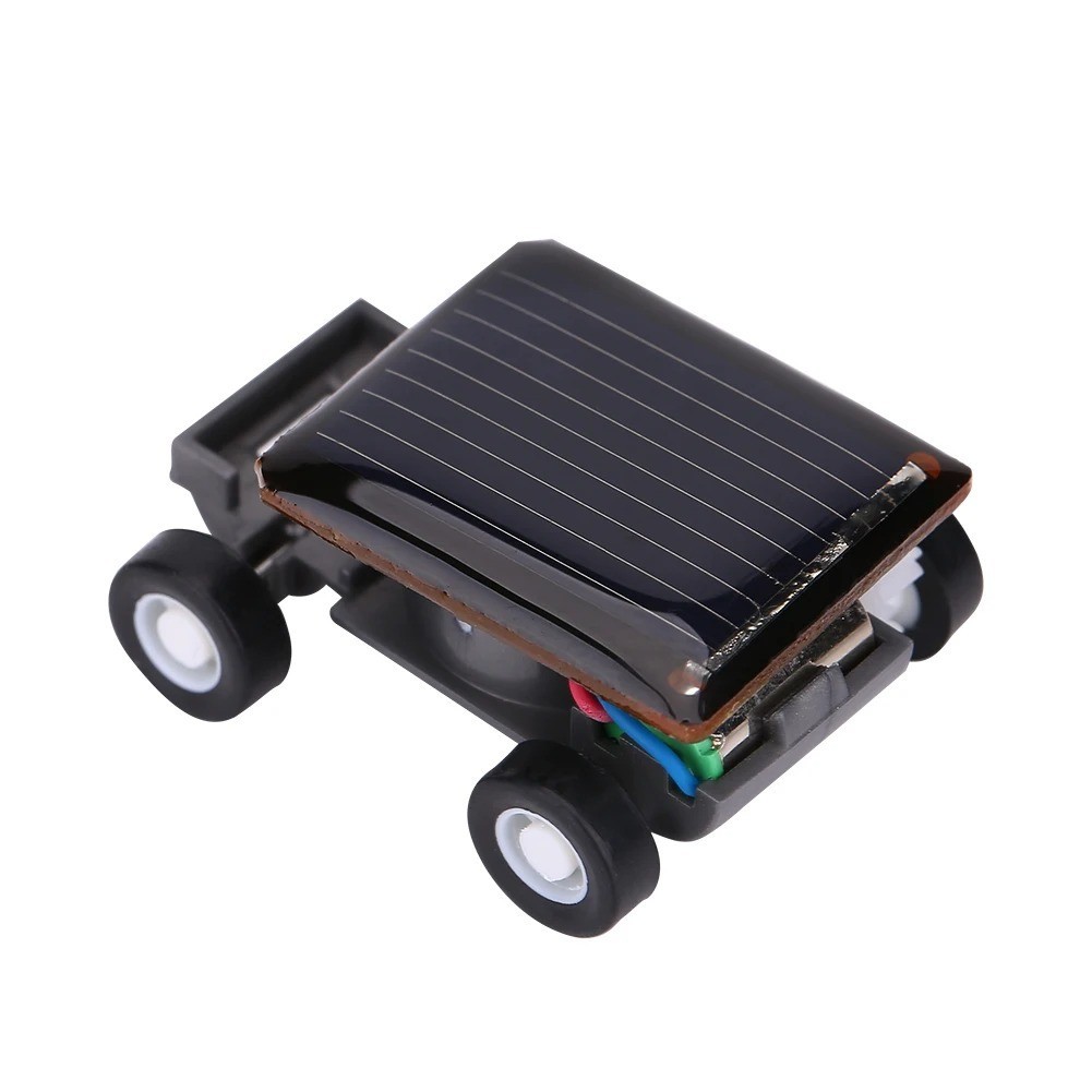 Mini Solar Power Car Model Science Kit ABS Mechanical Motion Gadget