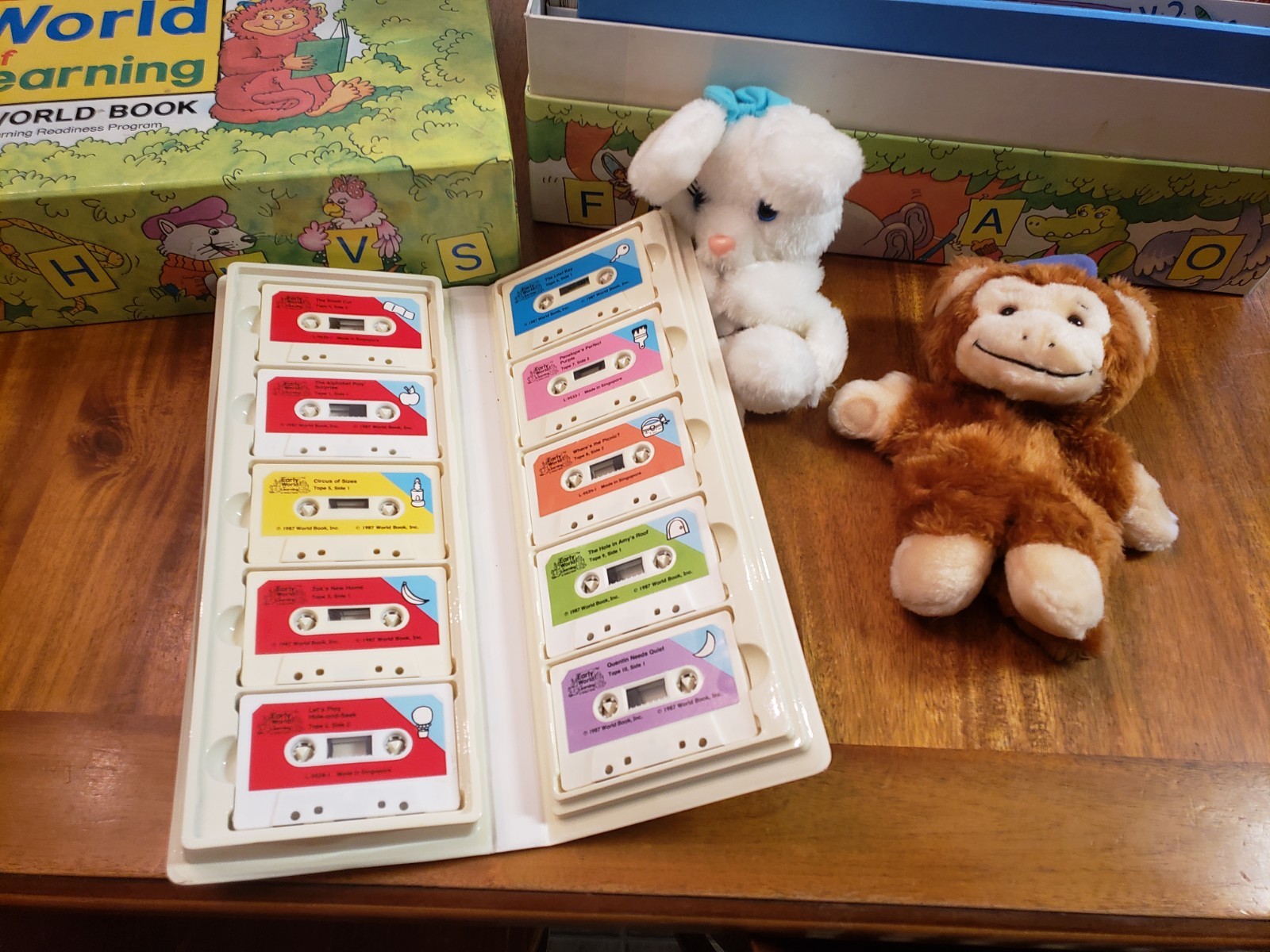 Vintage 1987 World Book Early World of Learning Nice Boxed Set Homeschool