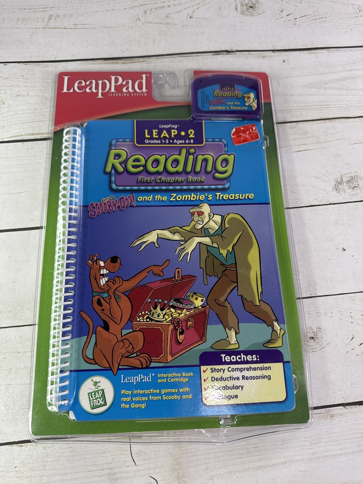 NEW LeapPad Leap 2 Reading Scooby-Doo and the Zombie’s Treasure Book & Cartridge
