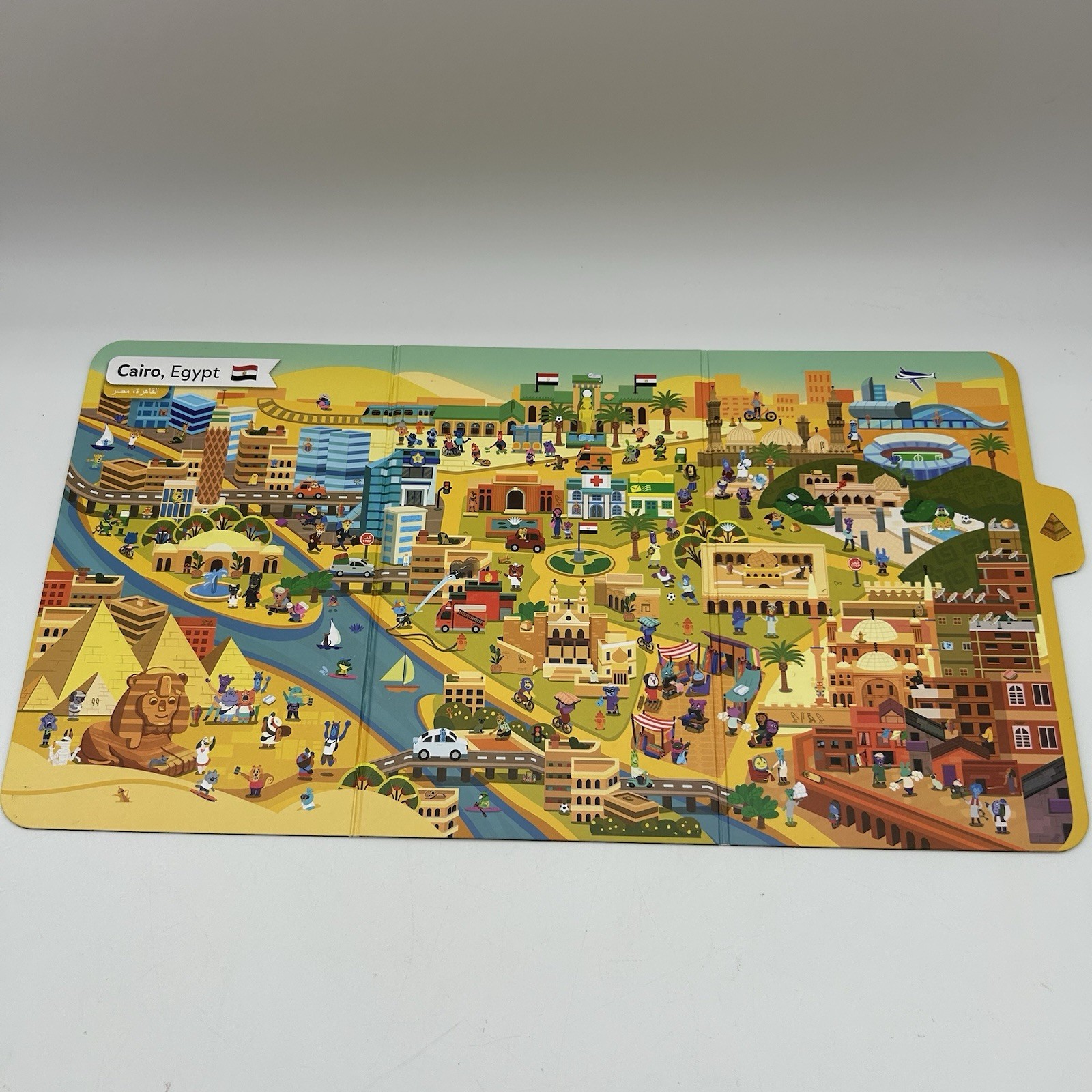 Osmo DETECTIVE AGENCY Mystery Game – 4 Folding Map Parts Only, Parts Only