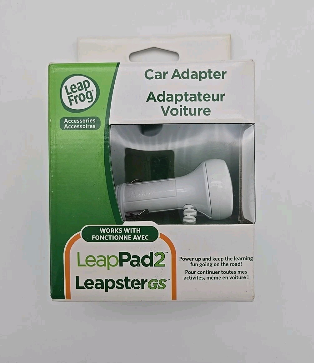 Leap Frog Car Adapter works with Leap Pad/2 Leapster GS Continuous Power OnTheGO