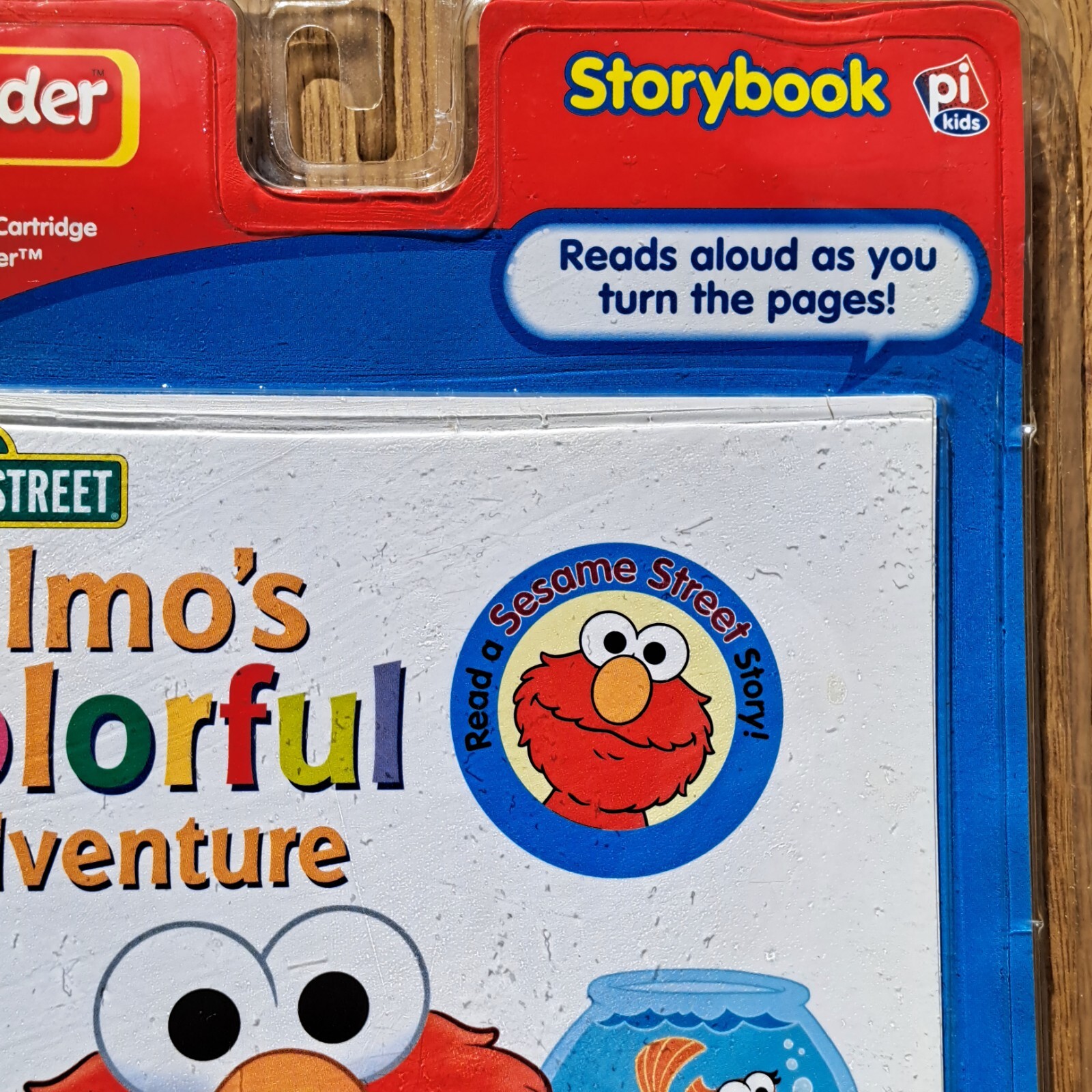 Sesame Street Elmo’s Colorful Adventure Story Reader Book & Cartridge Sealed NOS