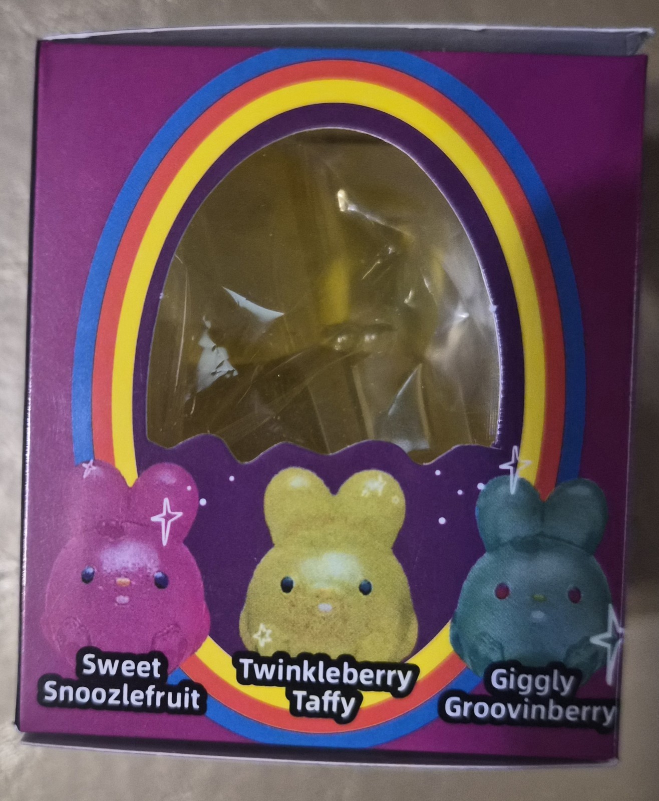NEEDOH JELLYHOPS SCENTED TWINKLEBERRY TAFFY 2 INCH BUNNY SQUISHY TOY YELLOW NIB