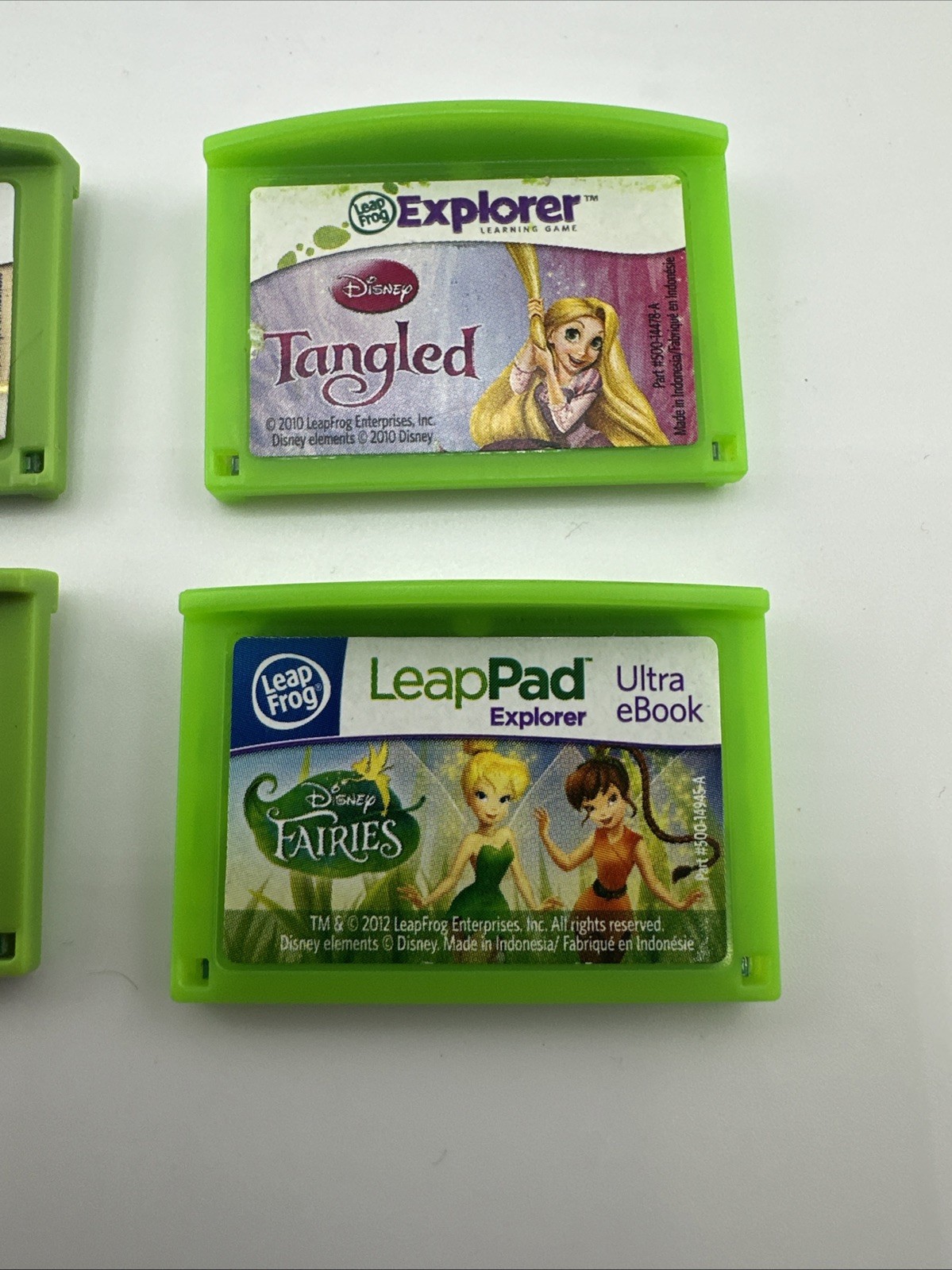 Lot of 4 LeapFrog LeapPad Explorer Learning Games Cartridges Only
