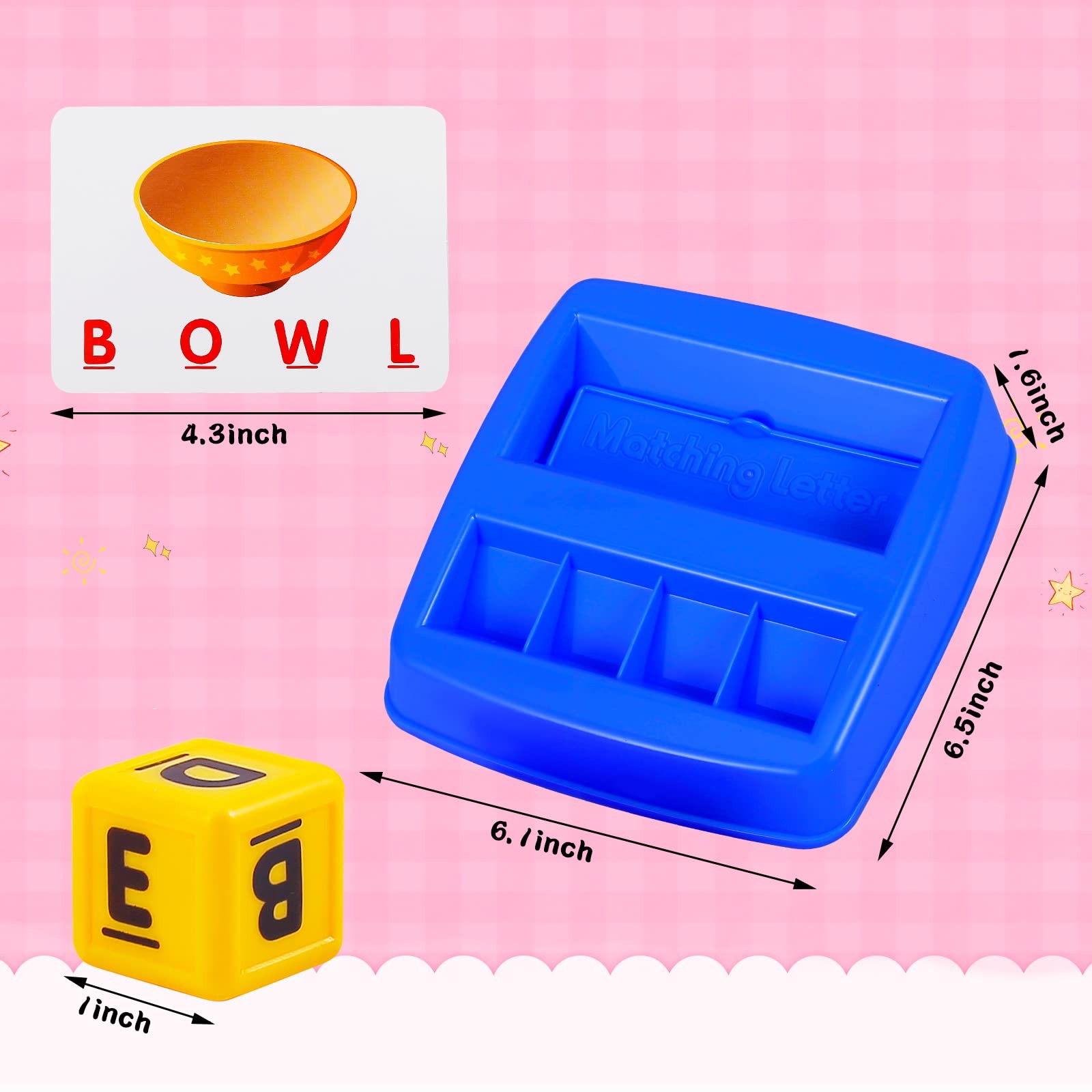 Matching Letter Game, Spelling Word and Increases Memory, Early Medium