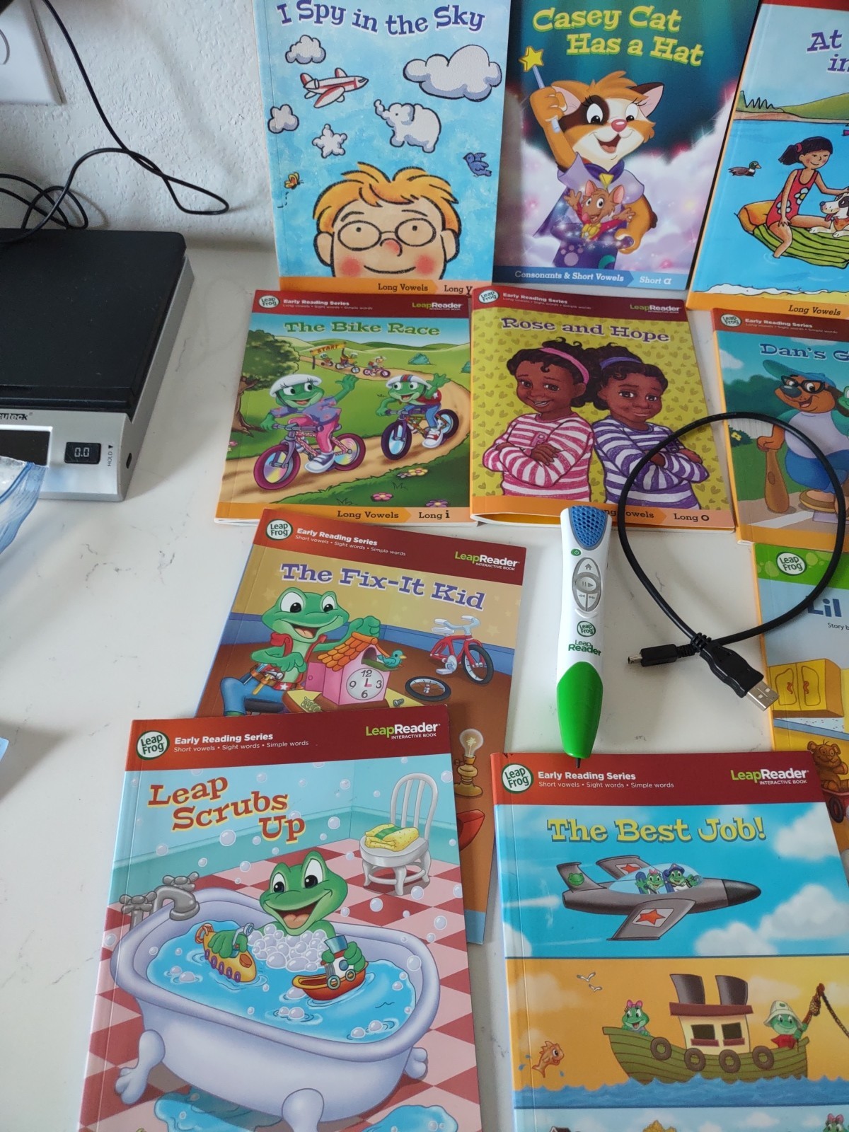 Leap Frog Leap Reader Reading Pen Leapfrog WORKs Book Lot Charger Learn To Read