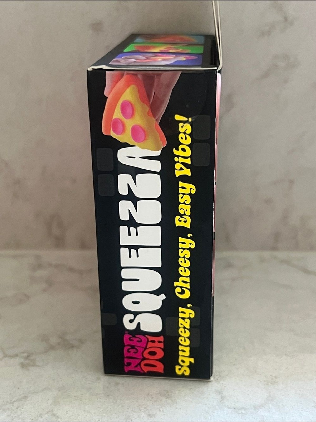 NeeDoh Pink, Yellow & Orange Squeezza Pizza Nee Doh Squishy Sensory Fidget Toy