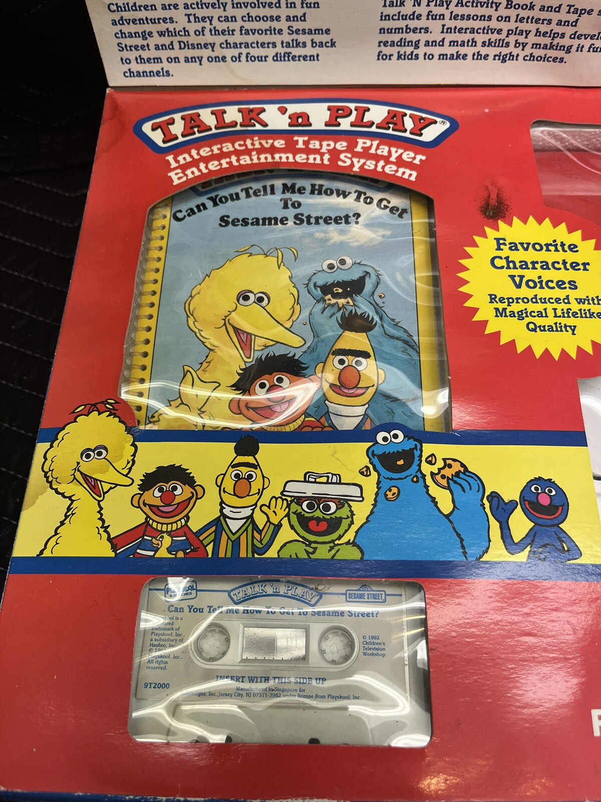 1992 Vintage Playskool Electronic Talk ‘n Play In Box Cassette Tape