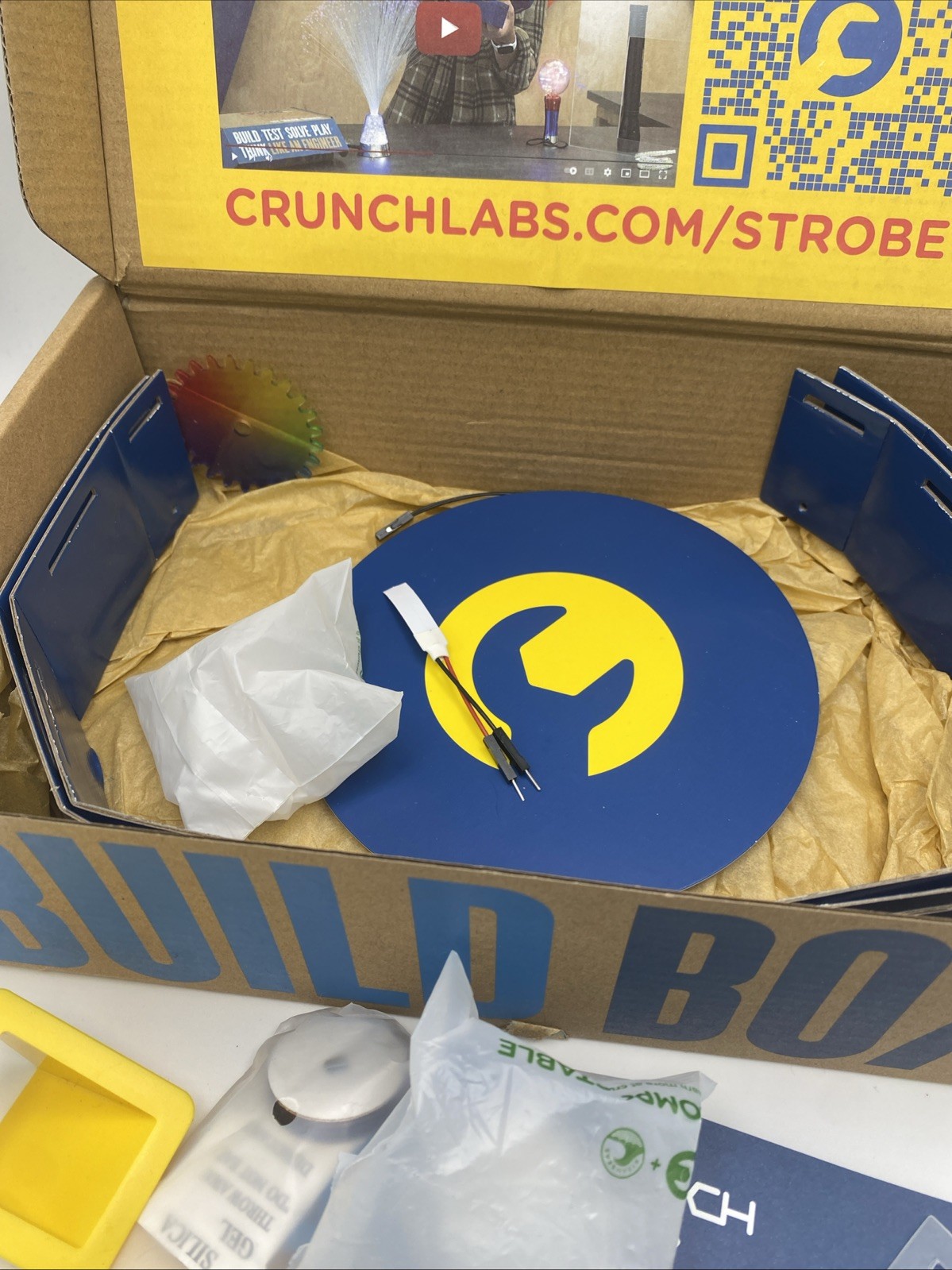 Crunch Labs Strobe Light Animator Builder Box Mark Rober STEM Kit