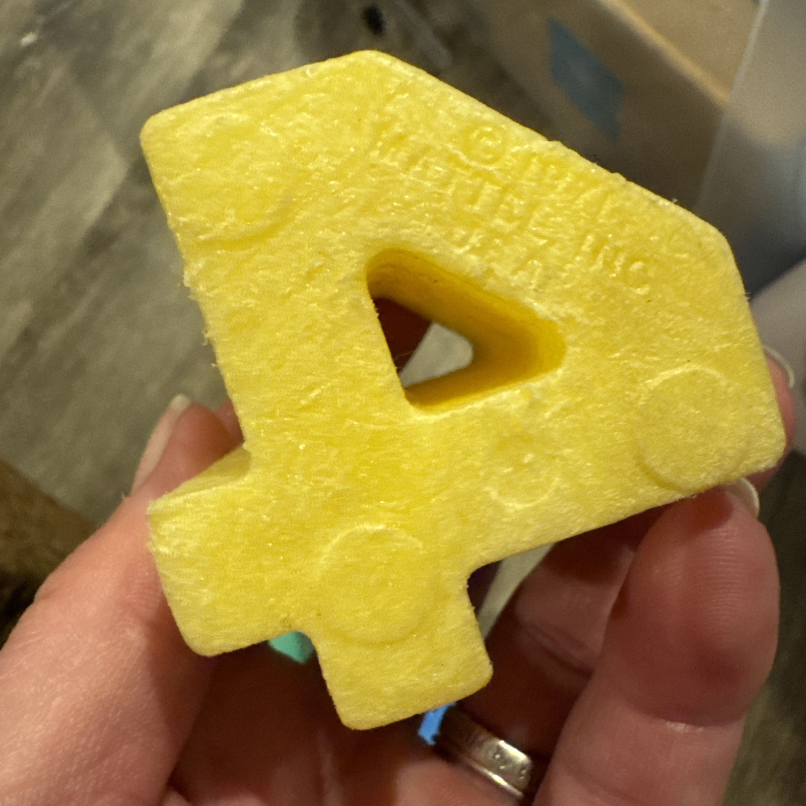 Vintage Mattel 1971 Educational Learning Numbers Blocks Red Yellow Blue Green