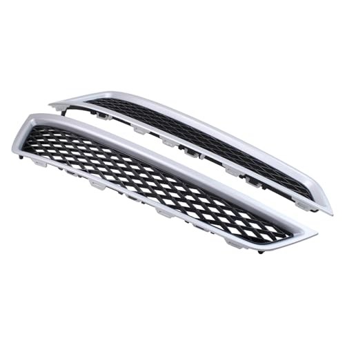 2Pcs Front Driver and Passenger Side Bumper Lower Grille and Trim for Acura
