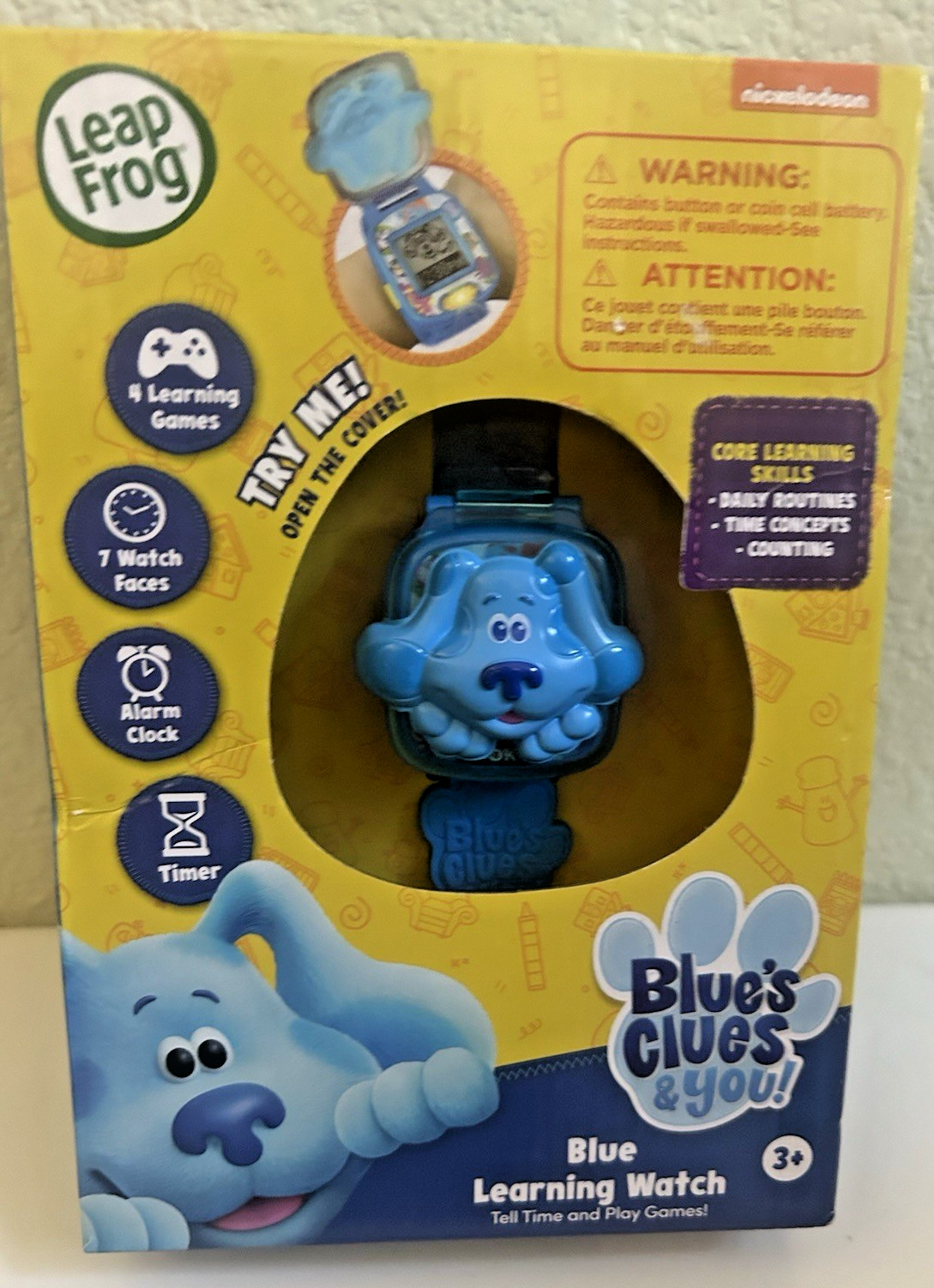 LeapFrog Blues Clues and You Learning Watch for Ages 3 and up NIB