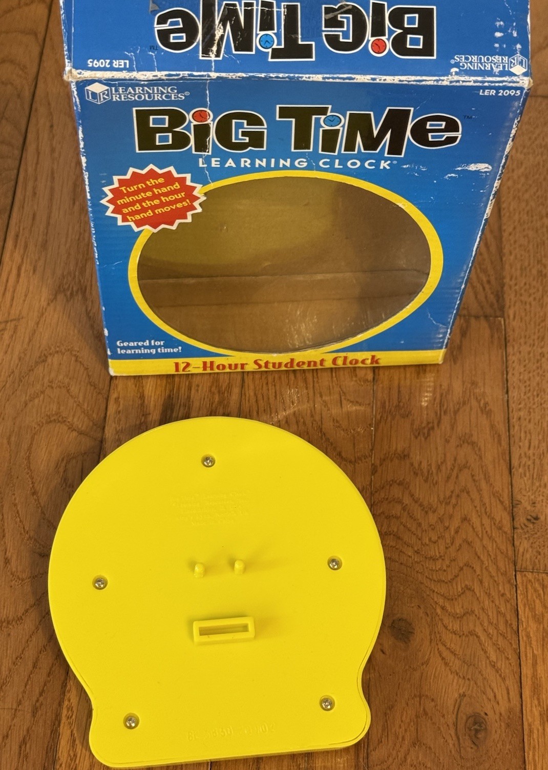 Big Time Learning Clock Learning Resources With Box 5.5″