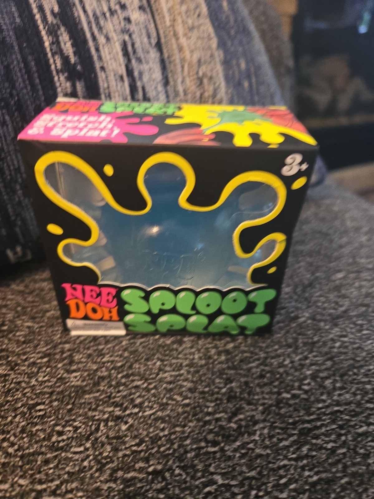 Schylling NeeDoh SPLOOT SPLAT Nee Doh SplootSplat Squishy Blue Factory Sealed