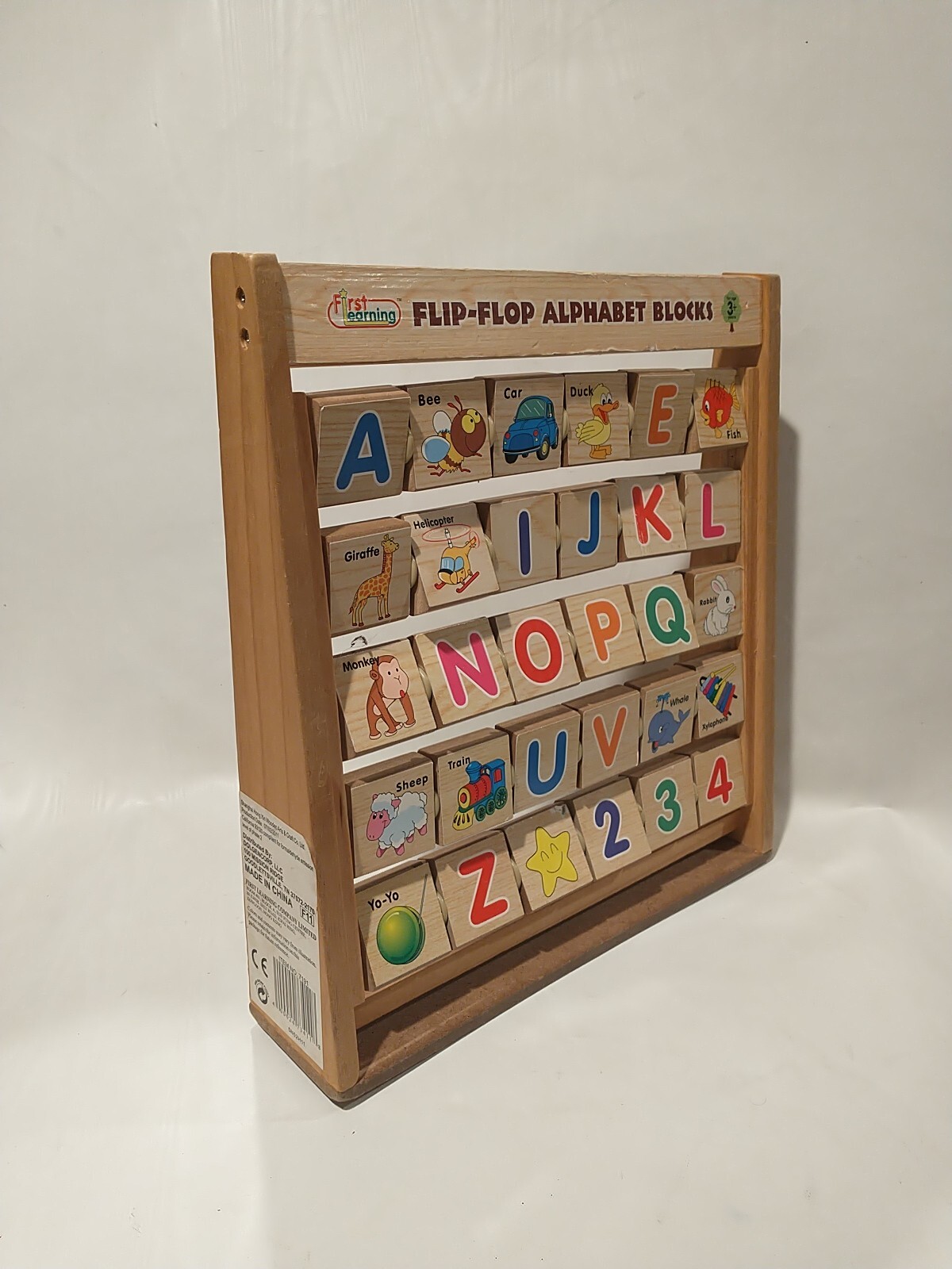 First Learning Flip Flop Alphabet Blocks Educational 3 Years+ 11″X10″
