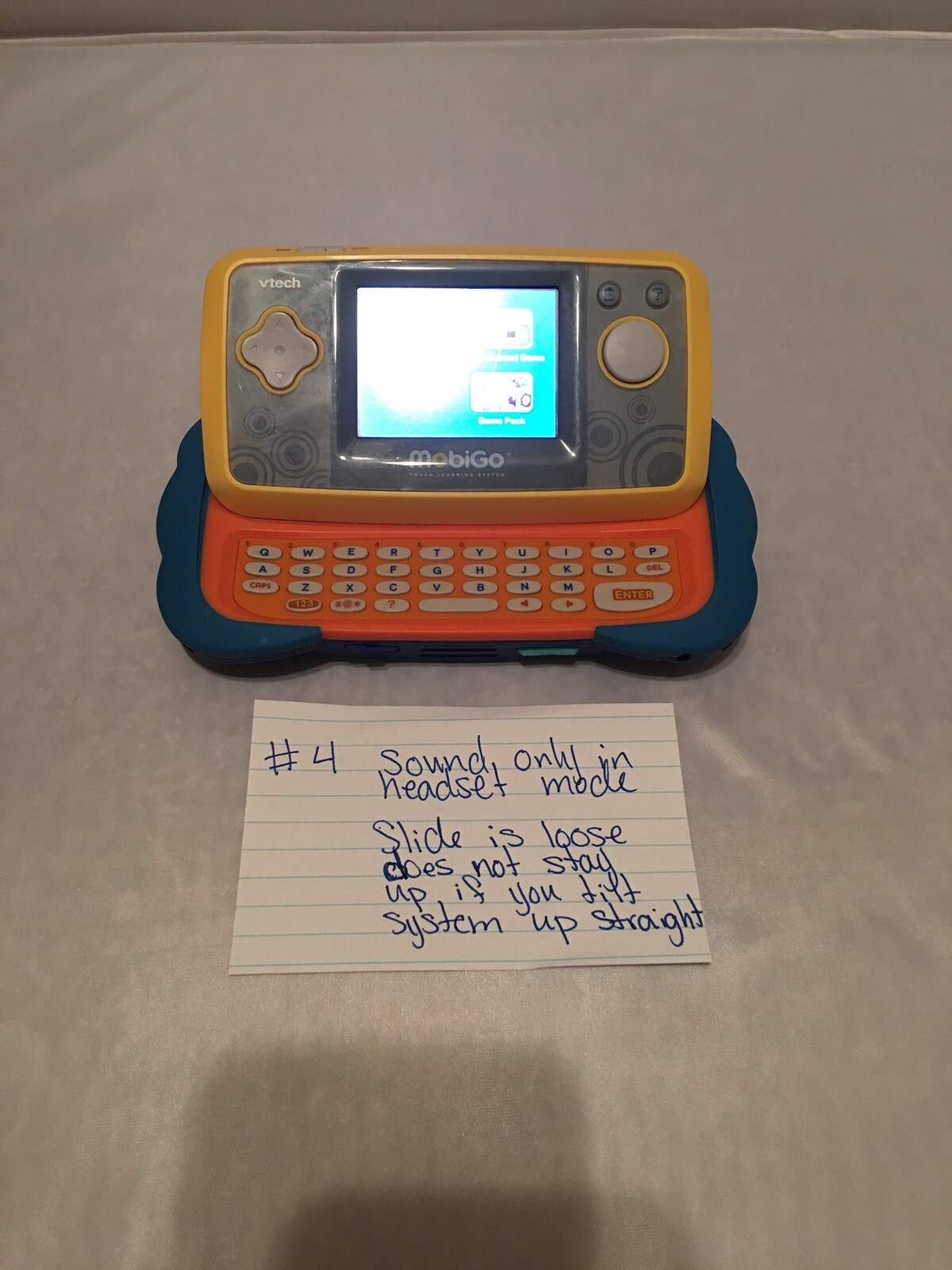 VTech MobiGo Touch Learning System Youth Educational #4 READ important
