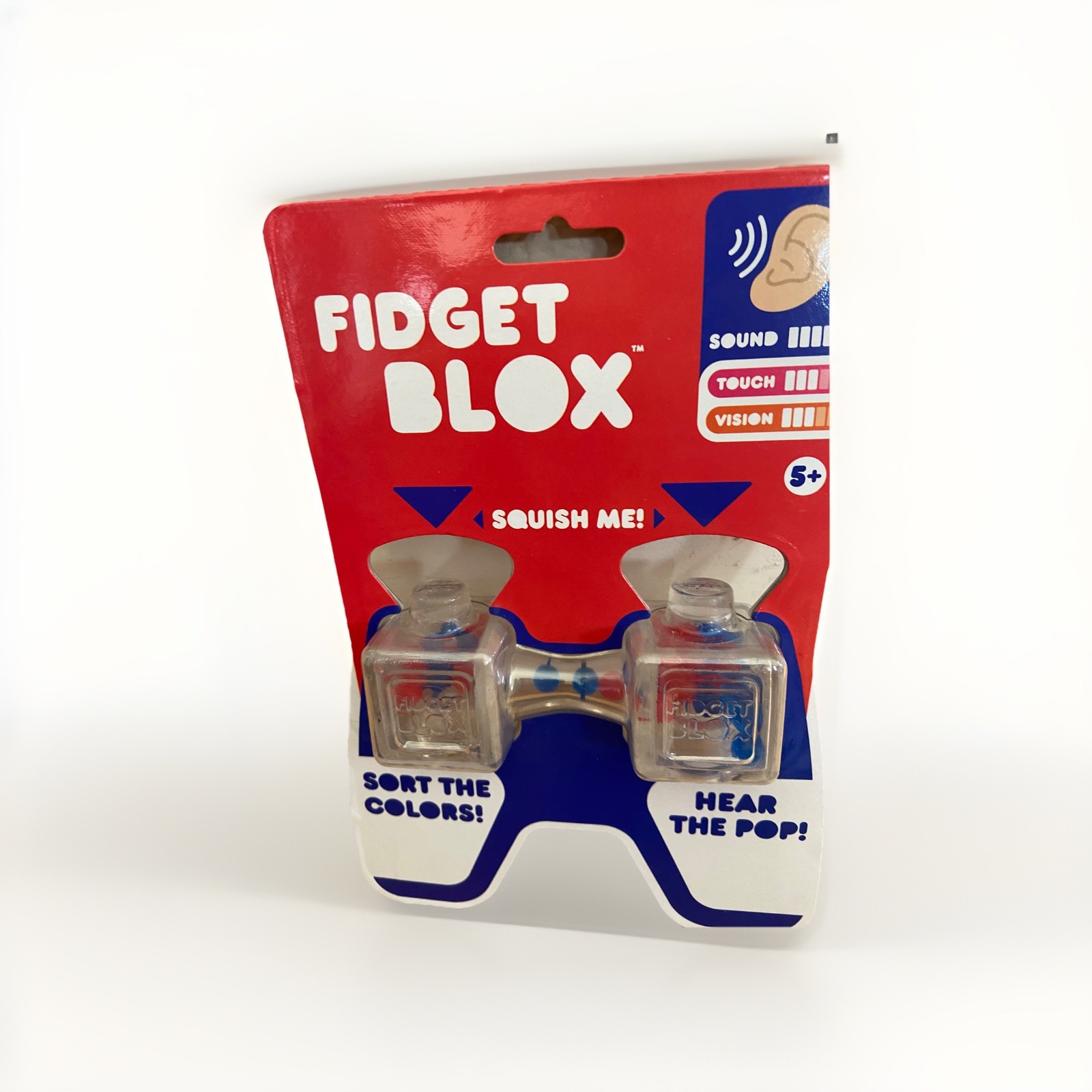 LOT x3 Fidget Blox Jelly Blox Squishy Sensory Toy Squeeze Stress Relief New