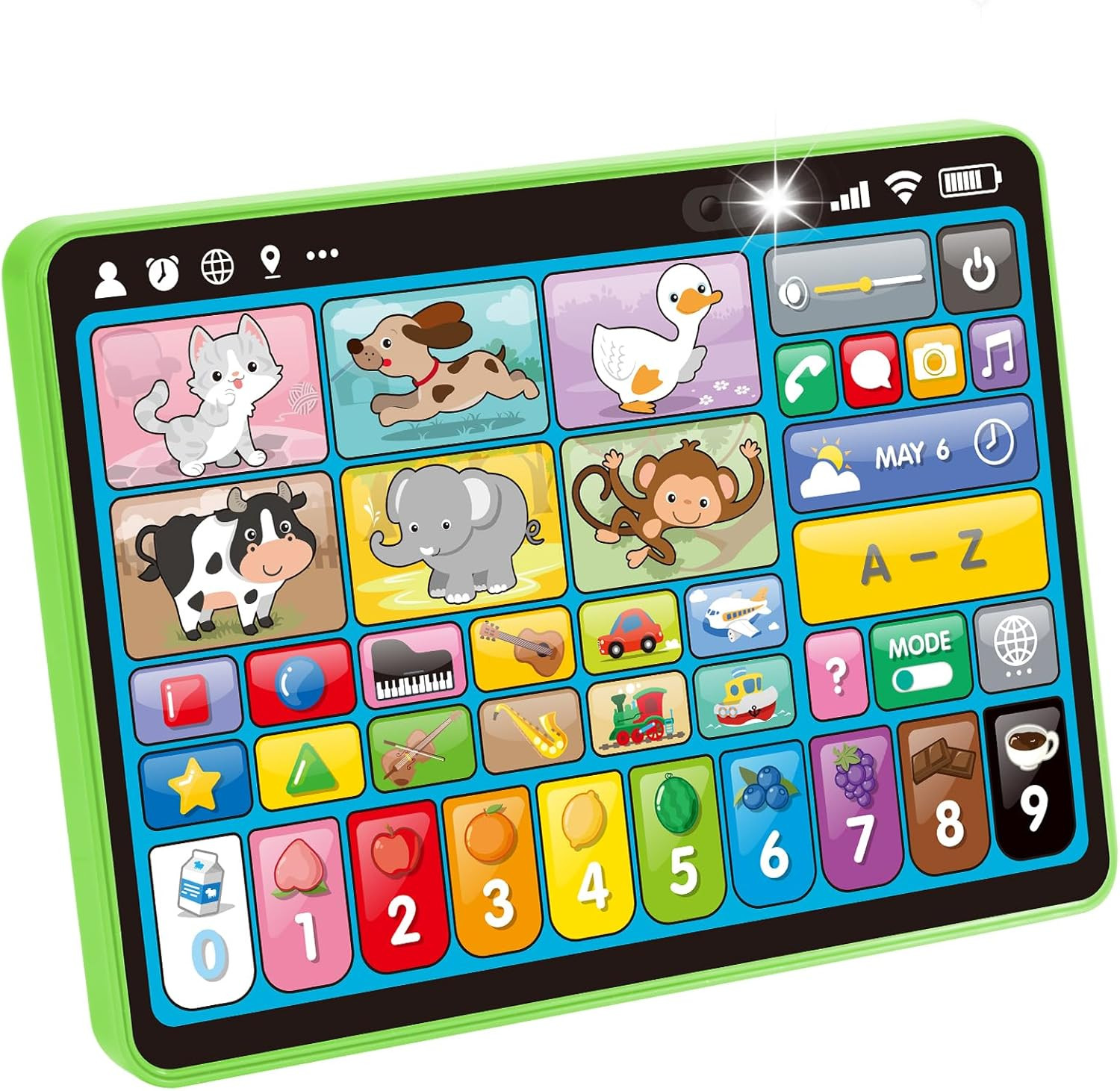 Educational Tablet Learning Pad Electronic Interactive Toy for Kids Toddlers