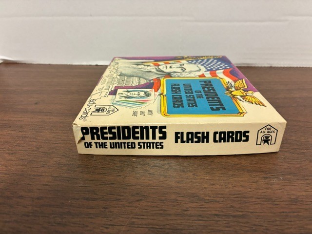 Vtg 1975 Presidents of the United States Flash Cards With Quiz Game Edu-Cards