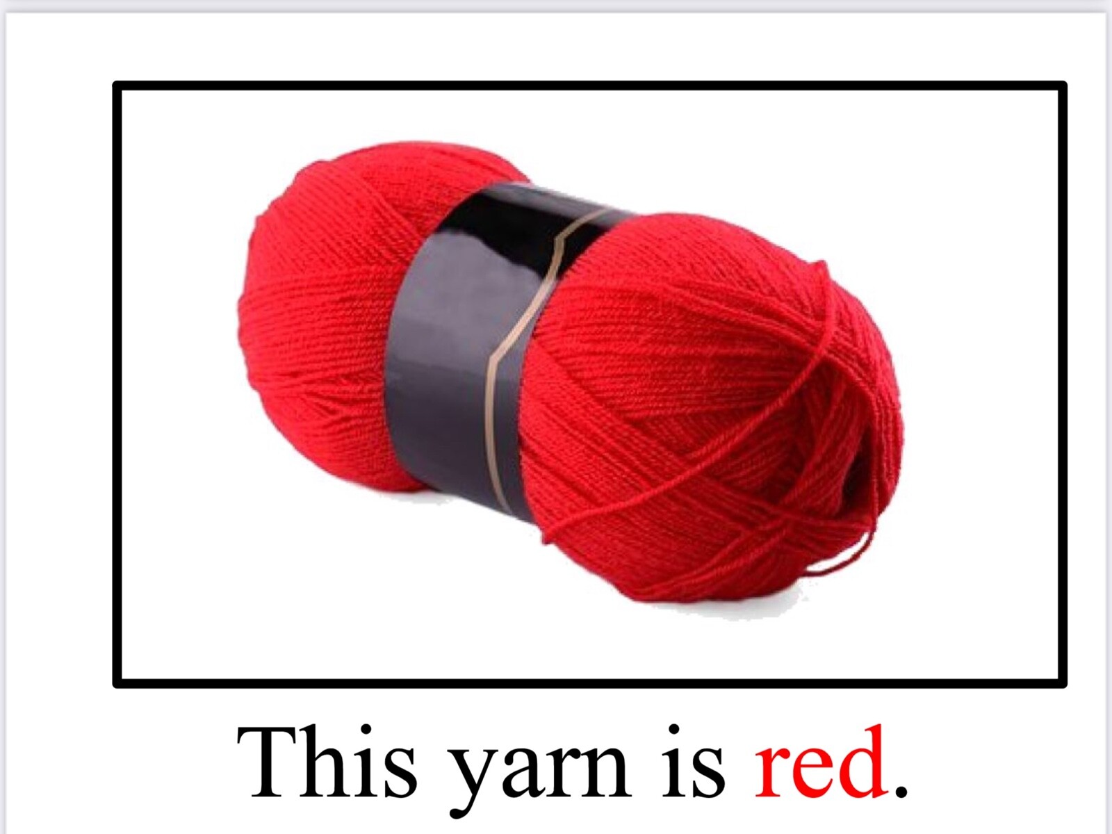 RED | The Strawberries are Red | LEARNING COLORS | Spiral Bound Picture Book