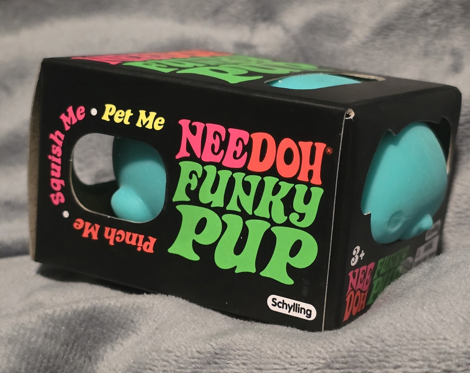 New Nee Doh Funky Pup* 2 pack (Pink And Teal) FAST SHIP