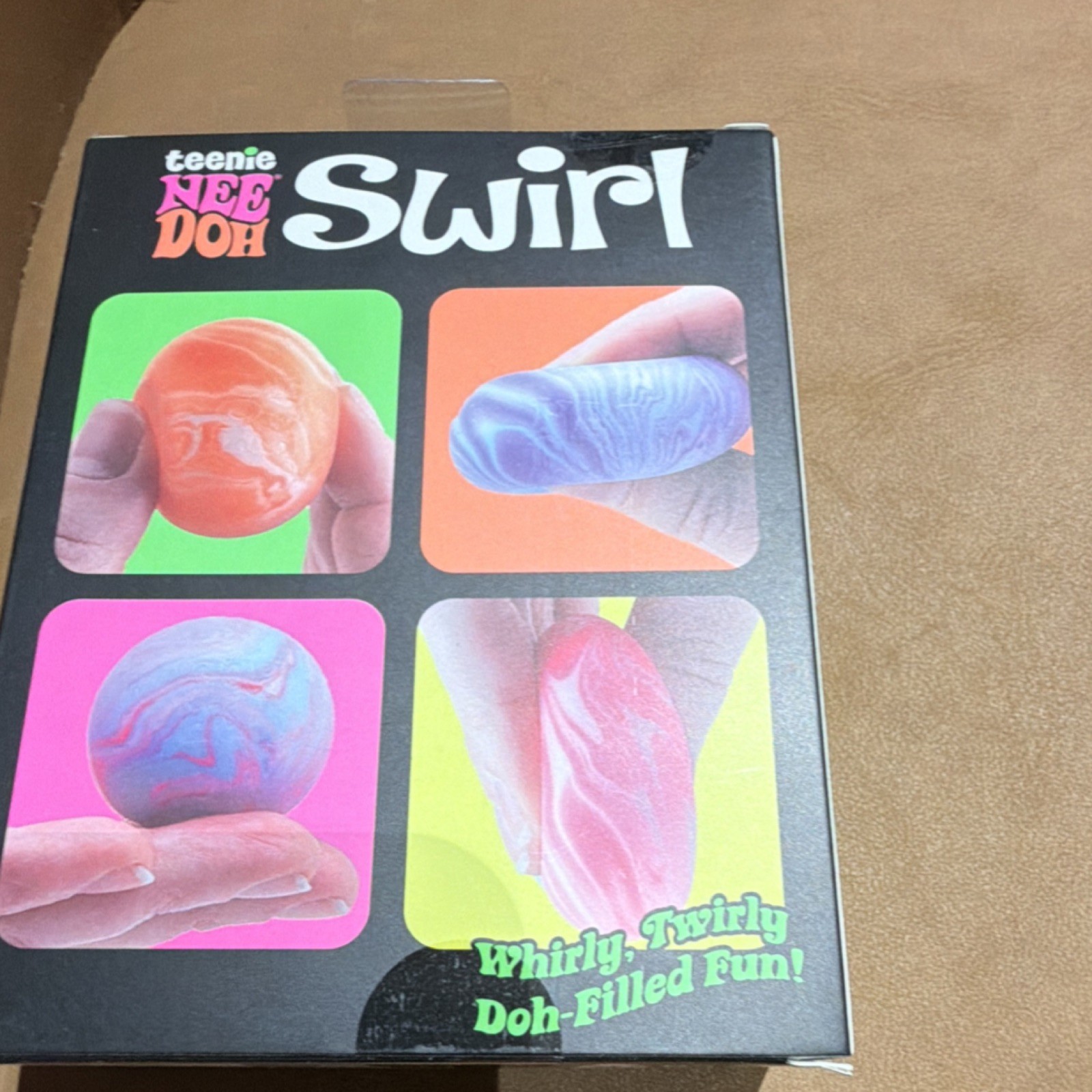 Nee Doh Lot of 7 Hot Shots Swirl Fuzz Ball Fab Four Funky Pup Donut Holes