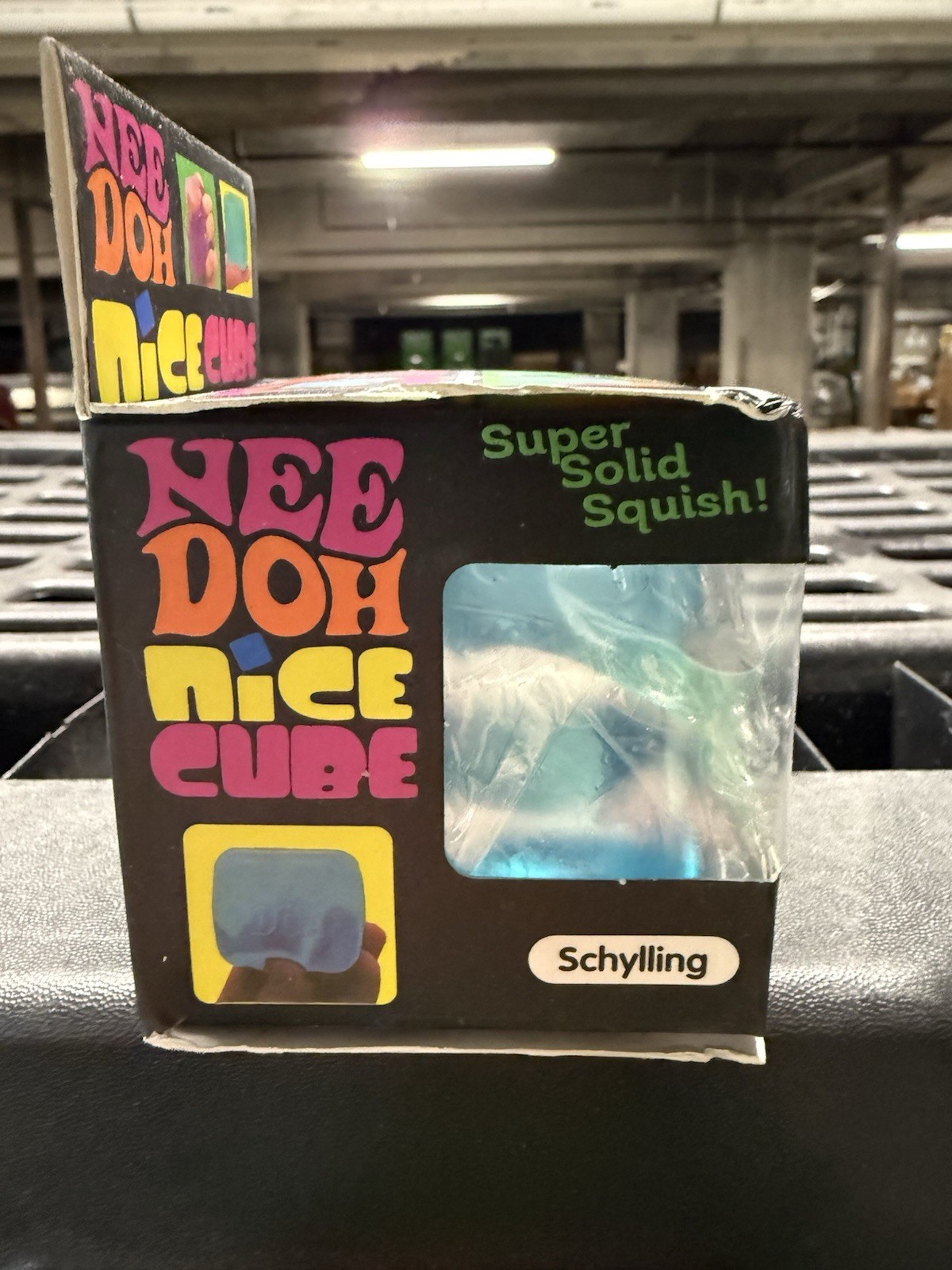Nee Doh Nice Cube – Super Solid Squish (Blue) – Brand New/Factory Sealed!